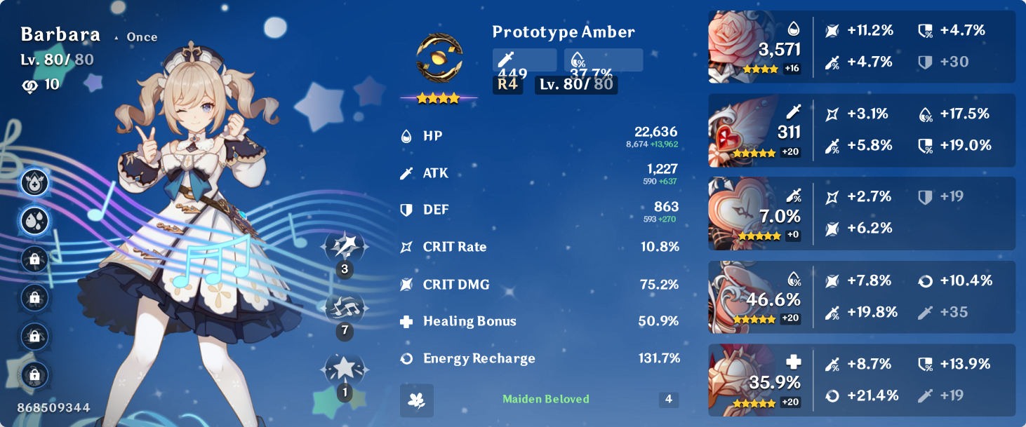 Freeze Team Genshin Impact HoYoLAB