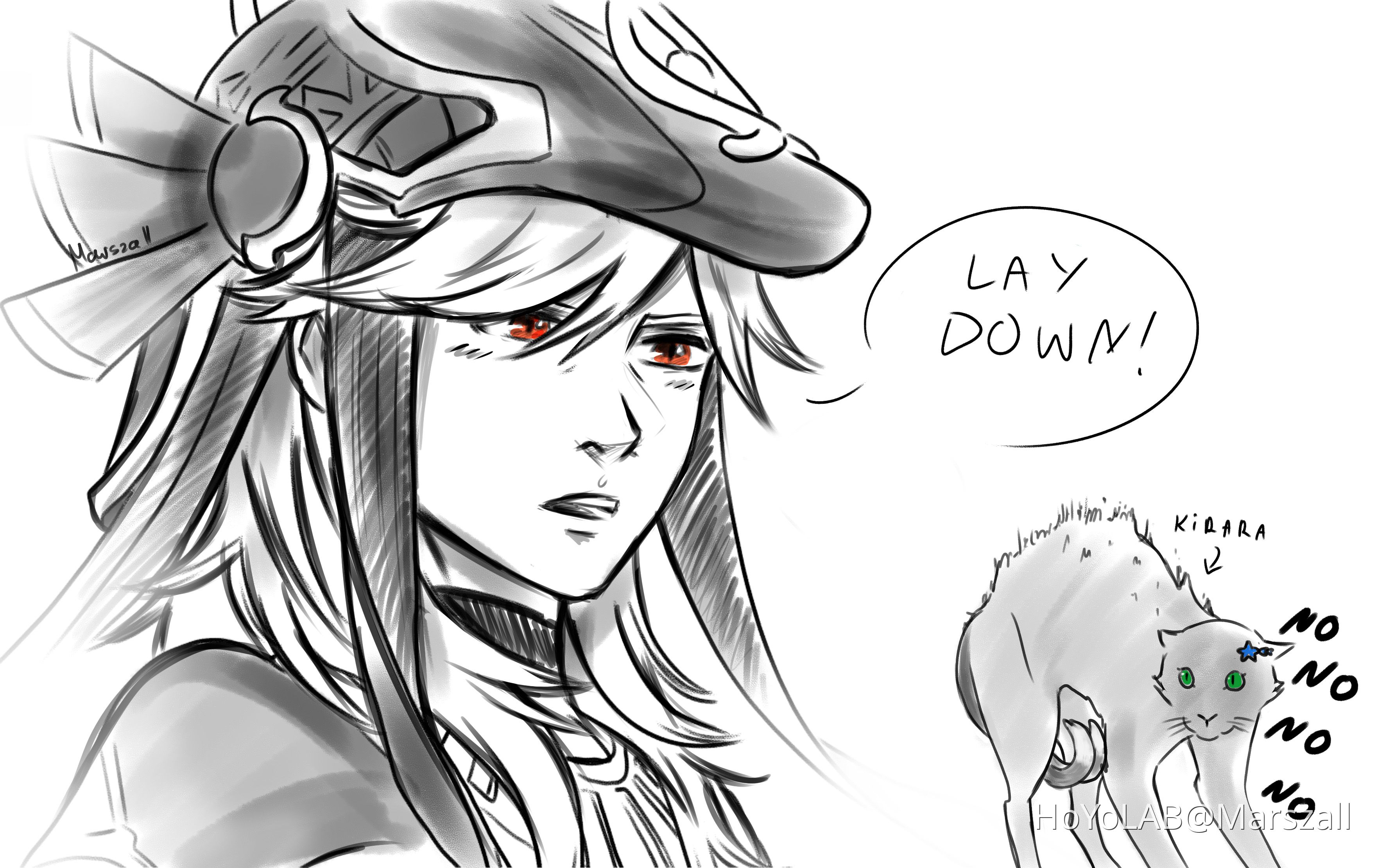 Cyno x Kirara Genshin Impact HoYoLAB