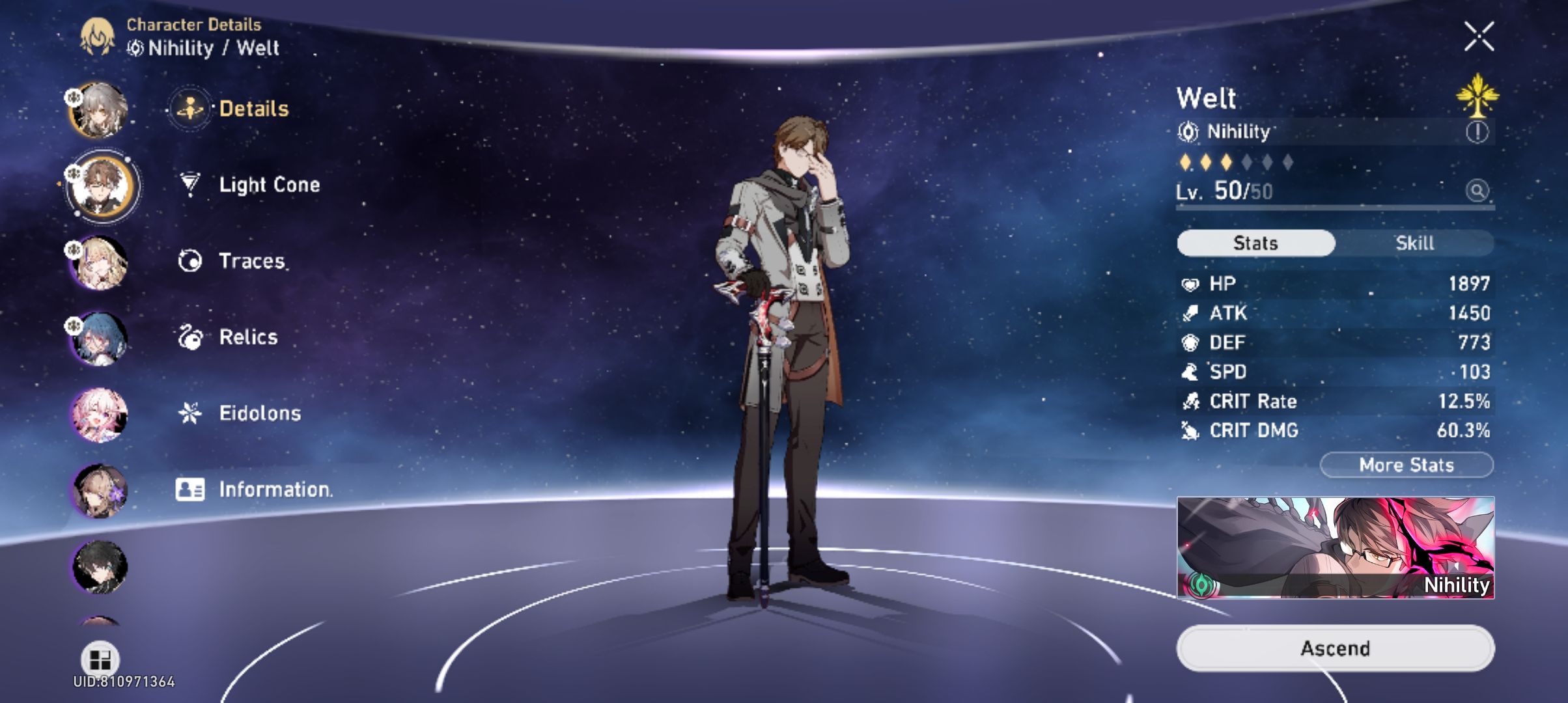 Welt Yang Supremacy Honkai Star Rail HoYoLAB