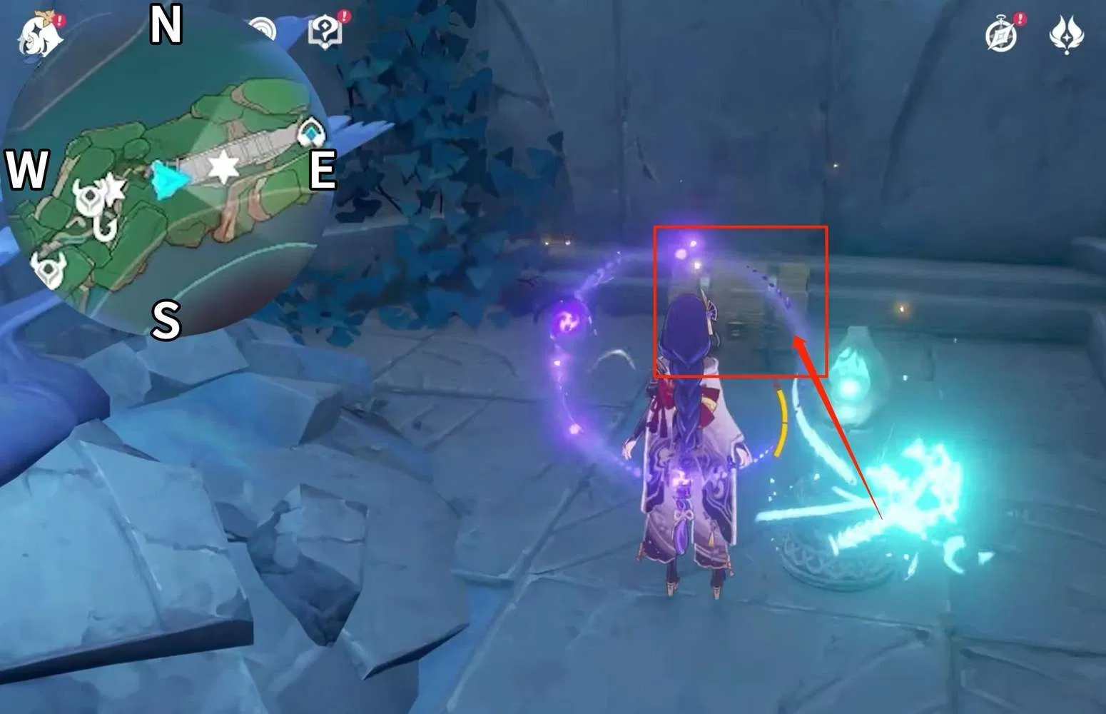 Enkanomiya Chest Collection Guide 1 The Serpent's Bowels (119