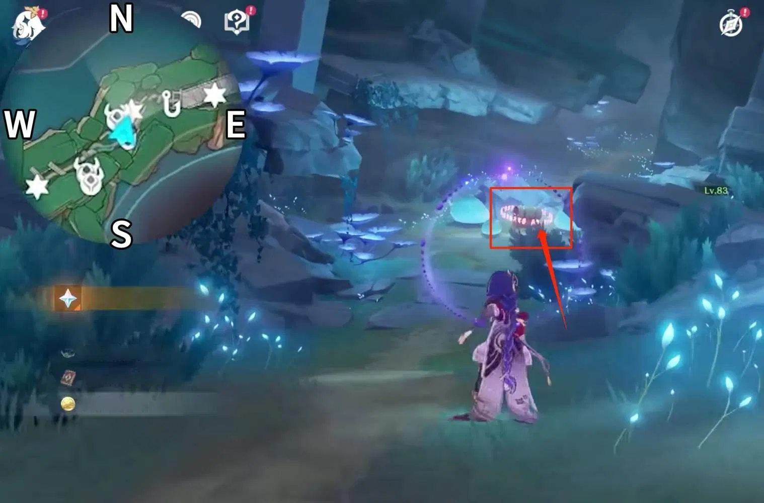 Enkanomiya Chest Collection Guide 1 The Serpent's Bowels (119