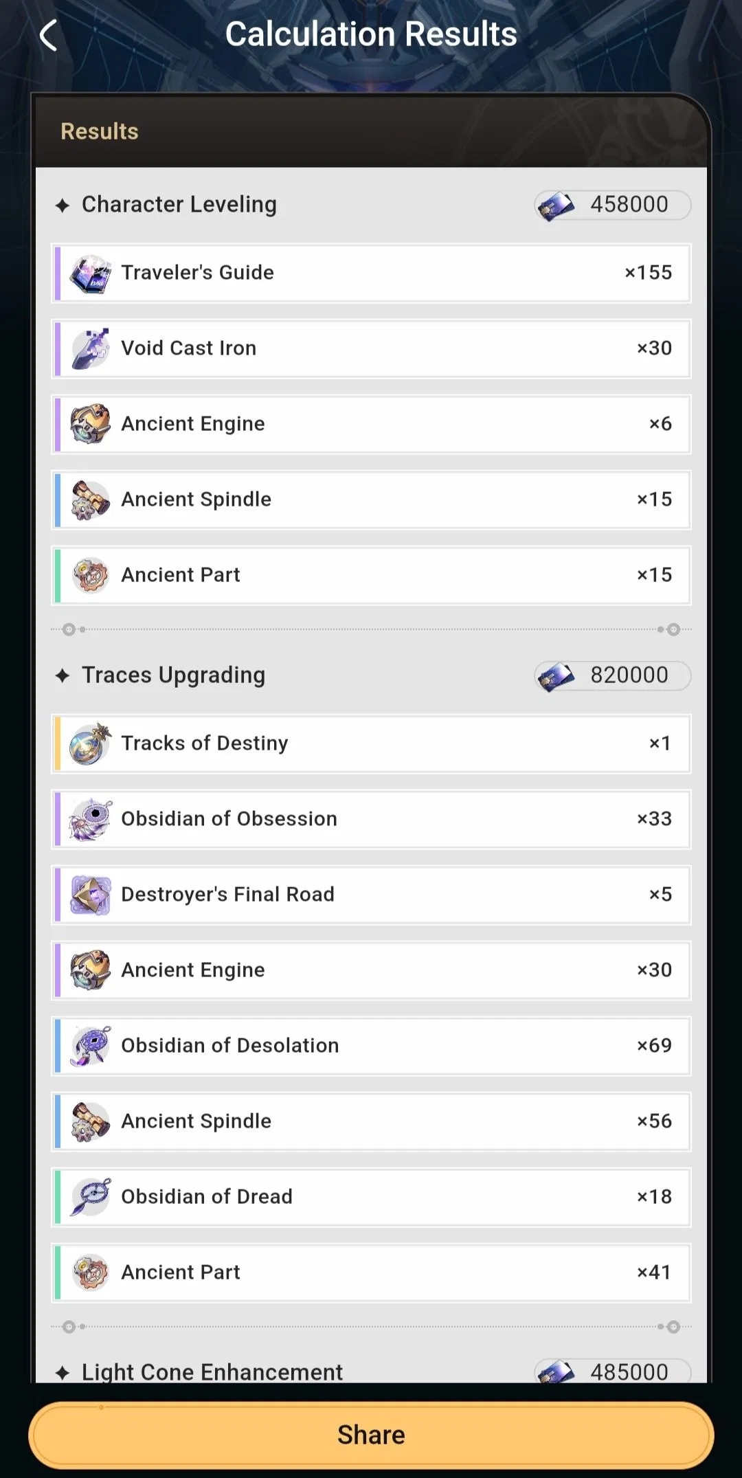 Battle Records and Leveling Calculator now available in HoYoLab! Honkai