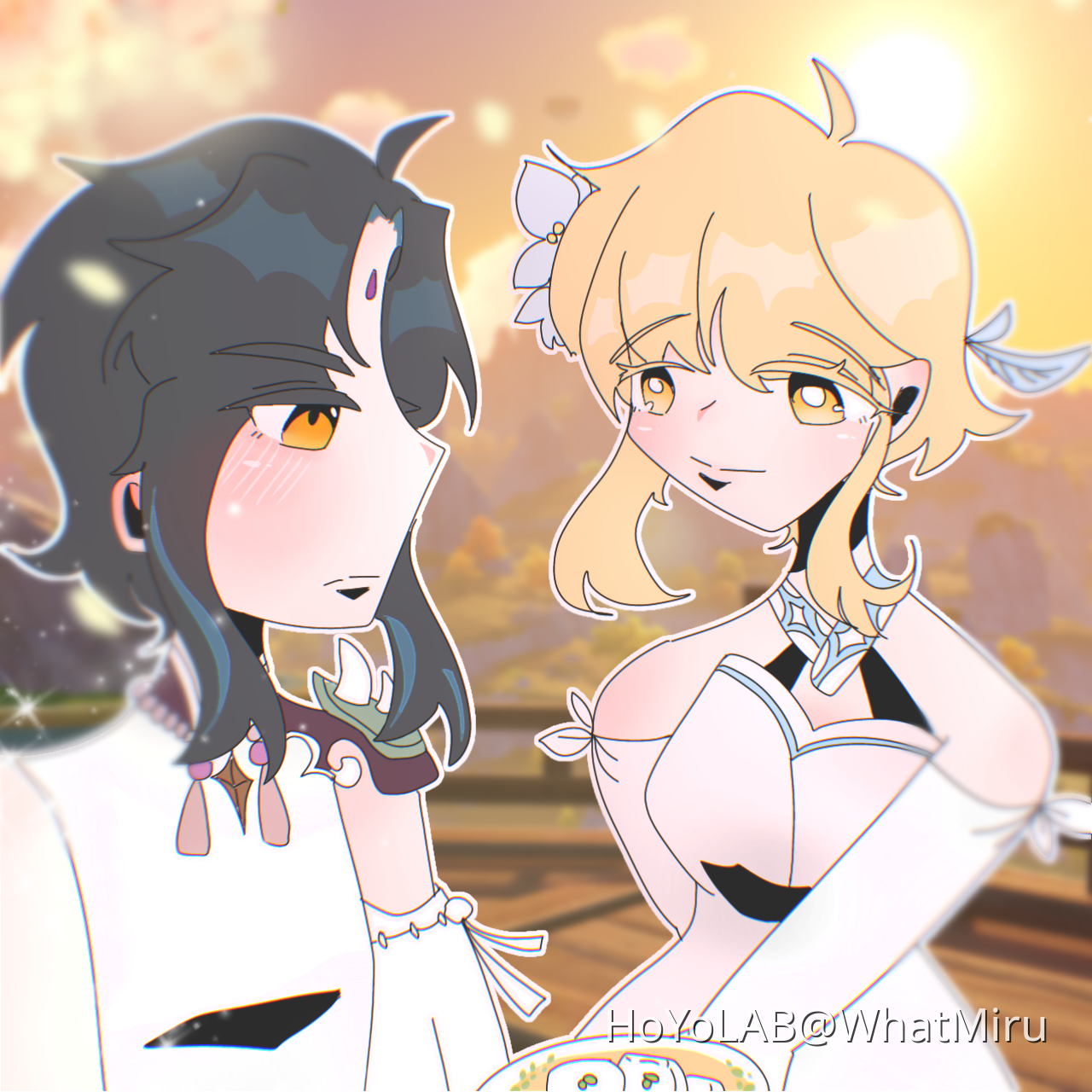 Xiao and Lumine [Xiaolumi] Genshin Impact | HoYoLAB