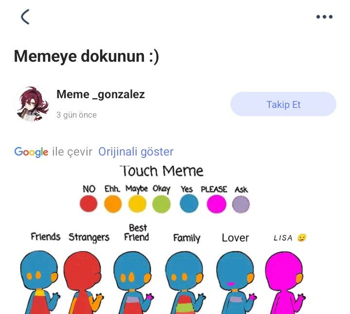 Hayır memeye dokunamam 🤚🏼 | HoYoLAB