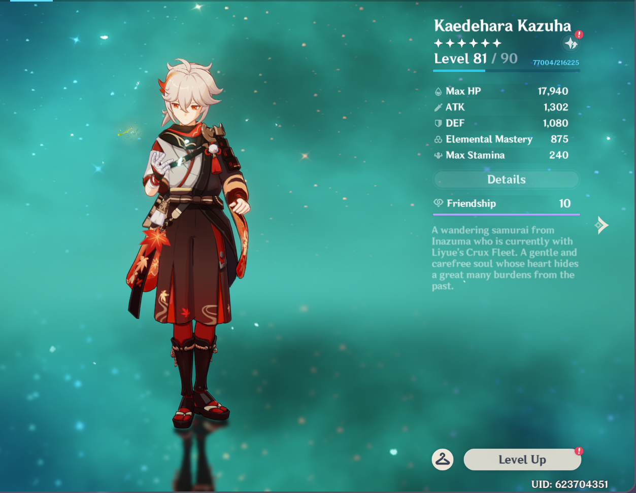 Farming For Kaedehara Kazuha Day 7 Genshin Impact HoYoLAB Farming For Kaedehara Kazuha Day 7 Genshin Impact Hoyolab