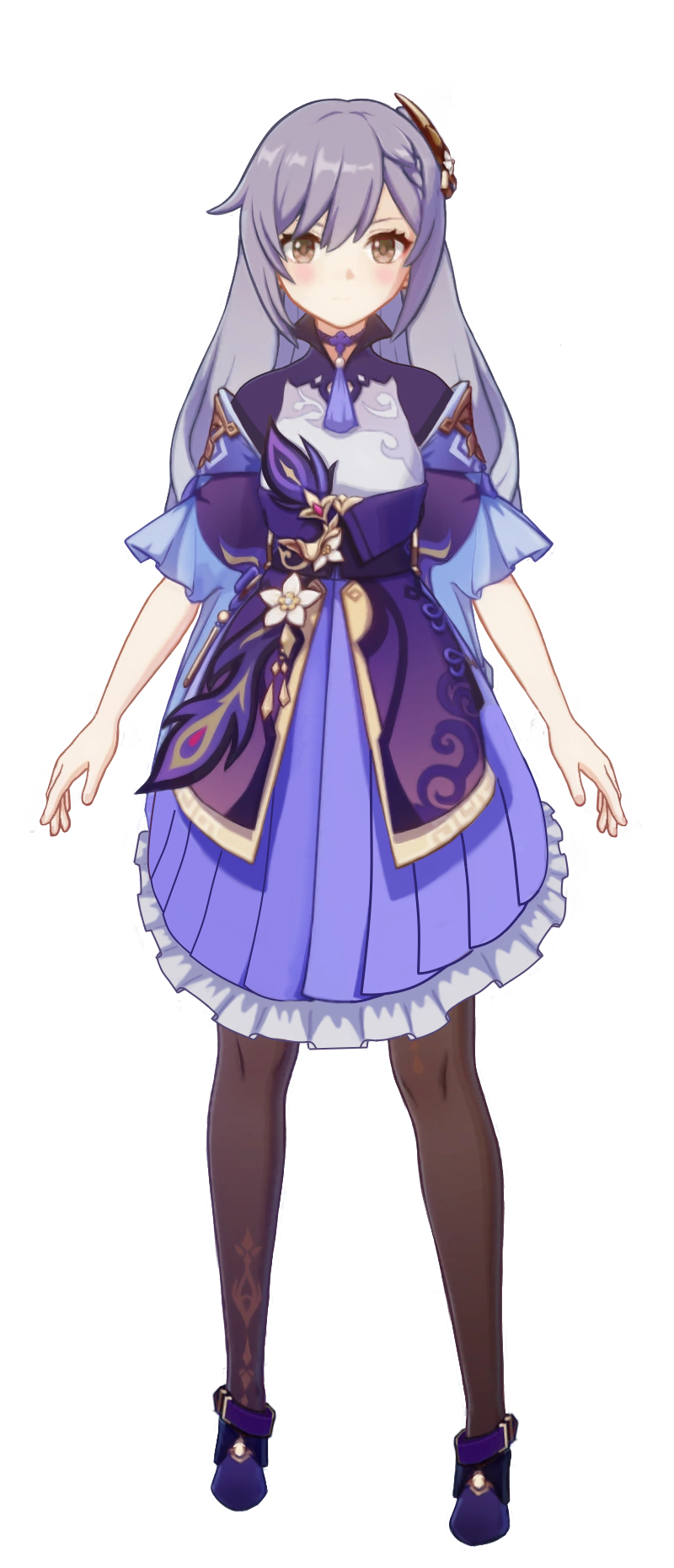 My first redesign art keqing genshin impact hoyolab