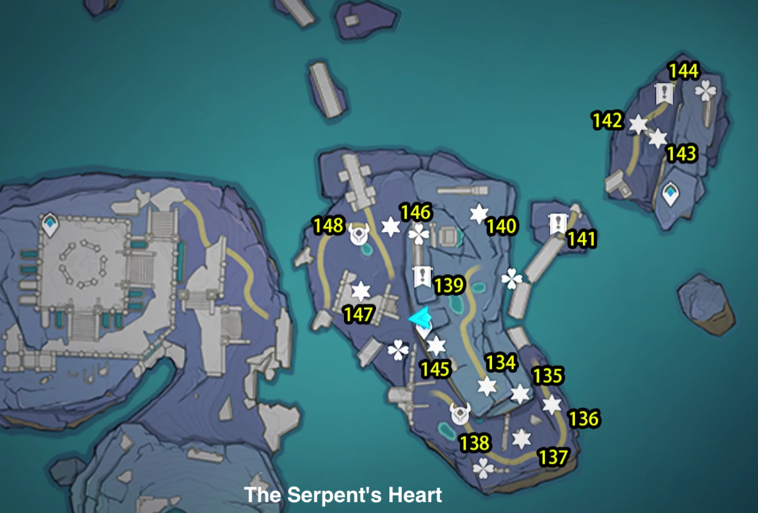 Enkanomiya Chest Collection Guide 10 — The Serpent's Heart I (134153