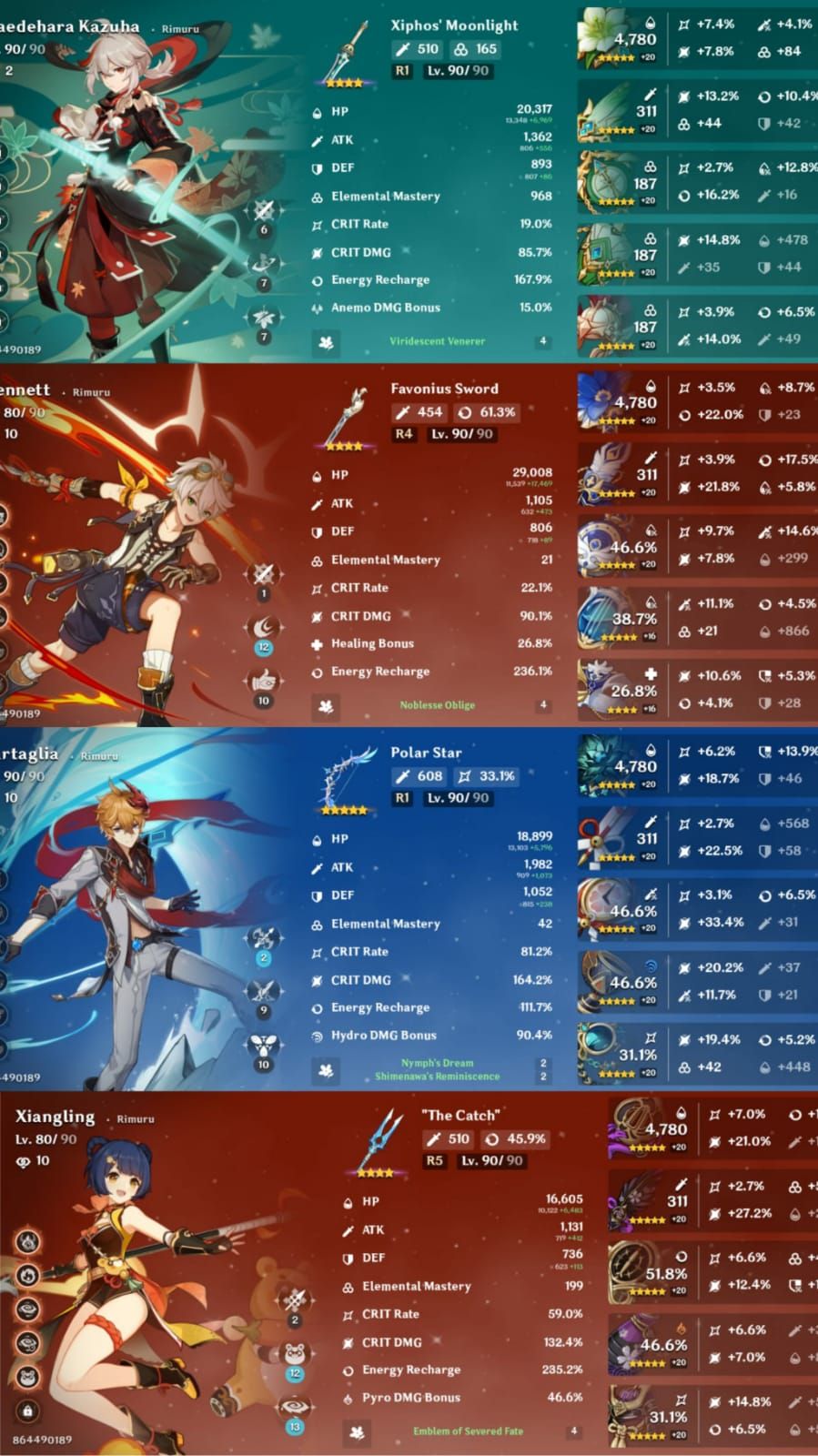 can you guys see my build Genshin Impact | HoYoLAB