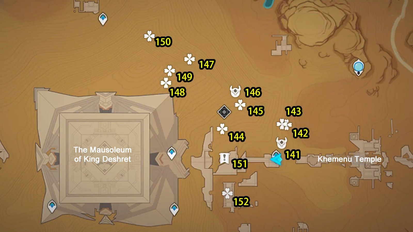 Sumeru Desert Chest Collection Guide 11 — Underground Khemenu Temple