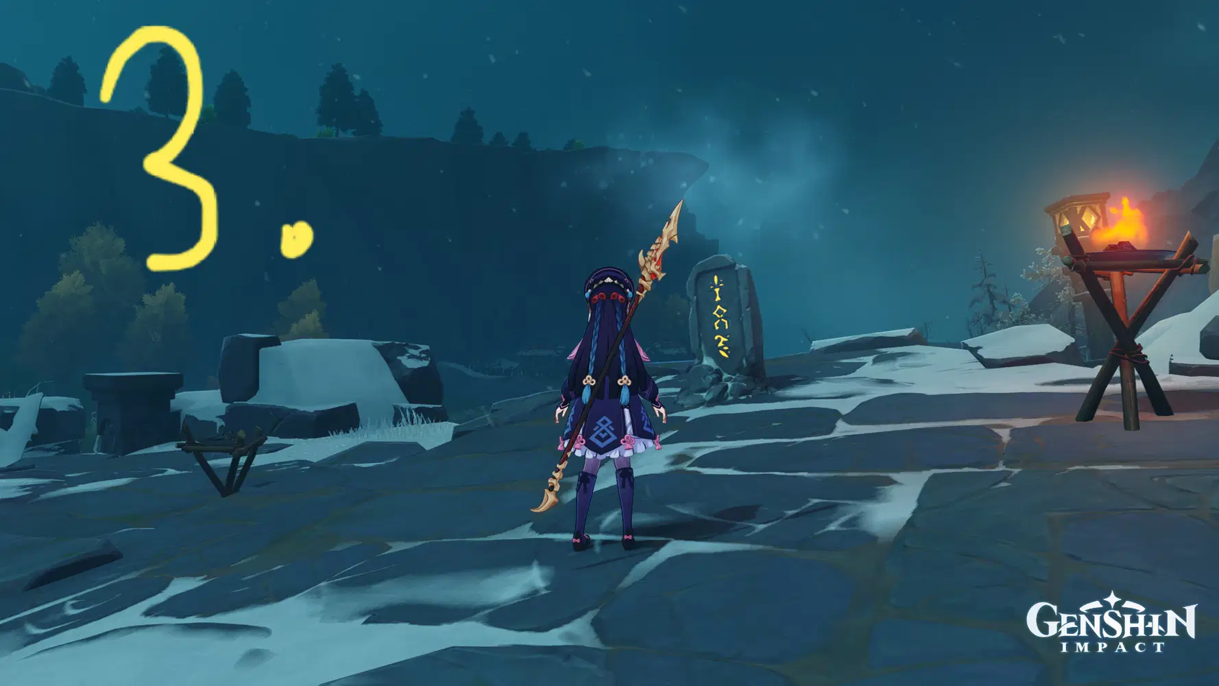 How to get free 4 star claymore from Dragonspine! Genshin Impact HoYoLAB