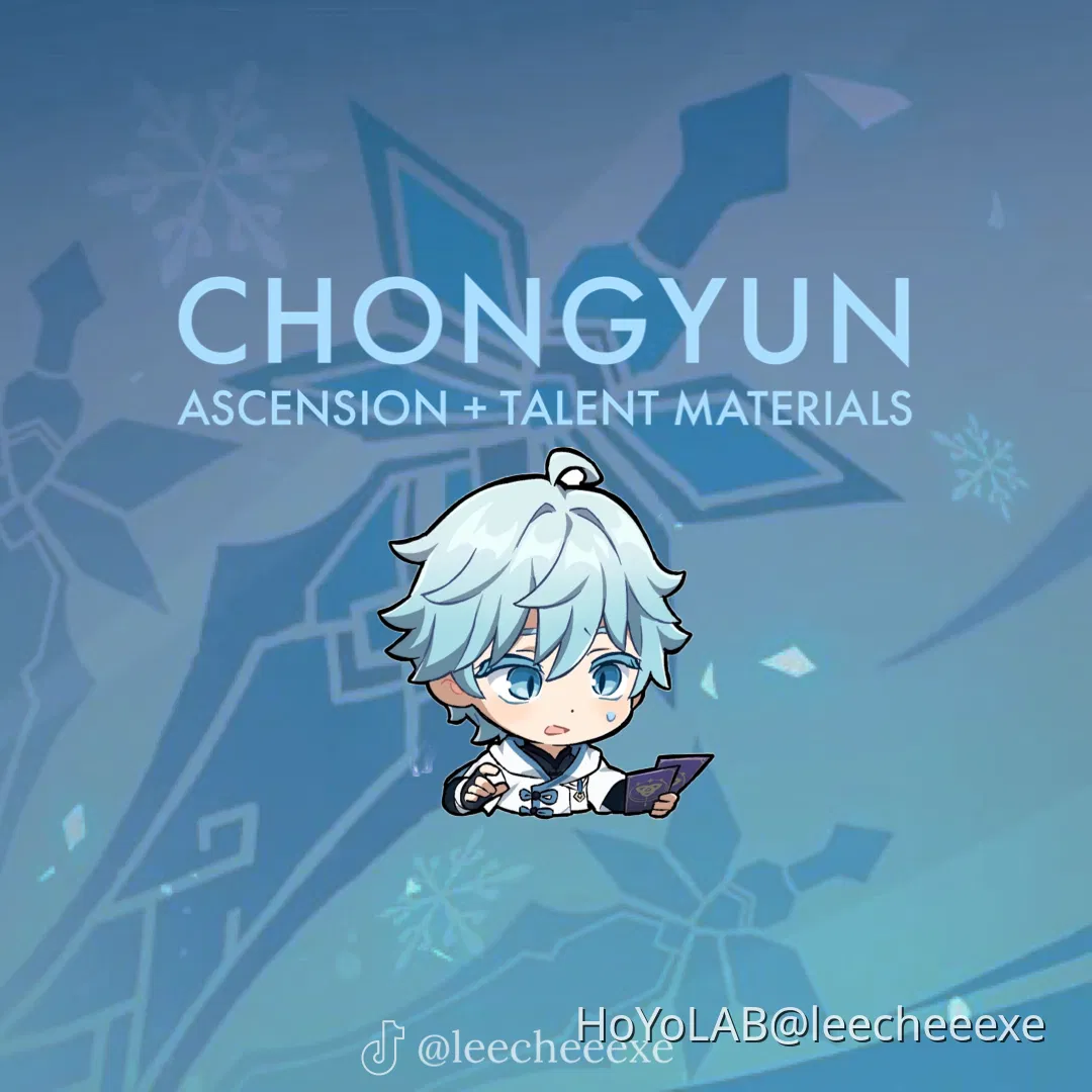 [3.7] Genshin Impact Material Guide Chongyun Genshin Impact HoYoLAB