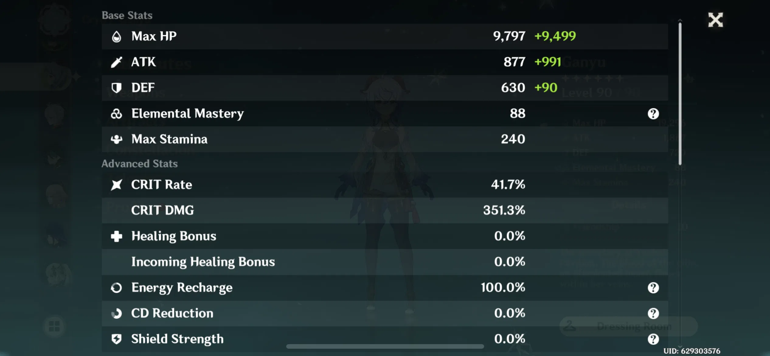 Crit Values Genshin Impact HoYoLAB
