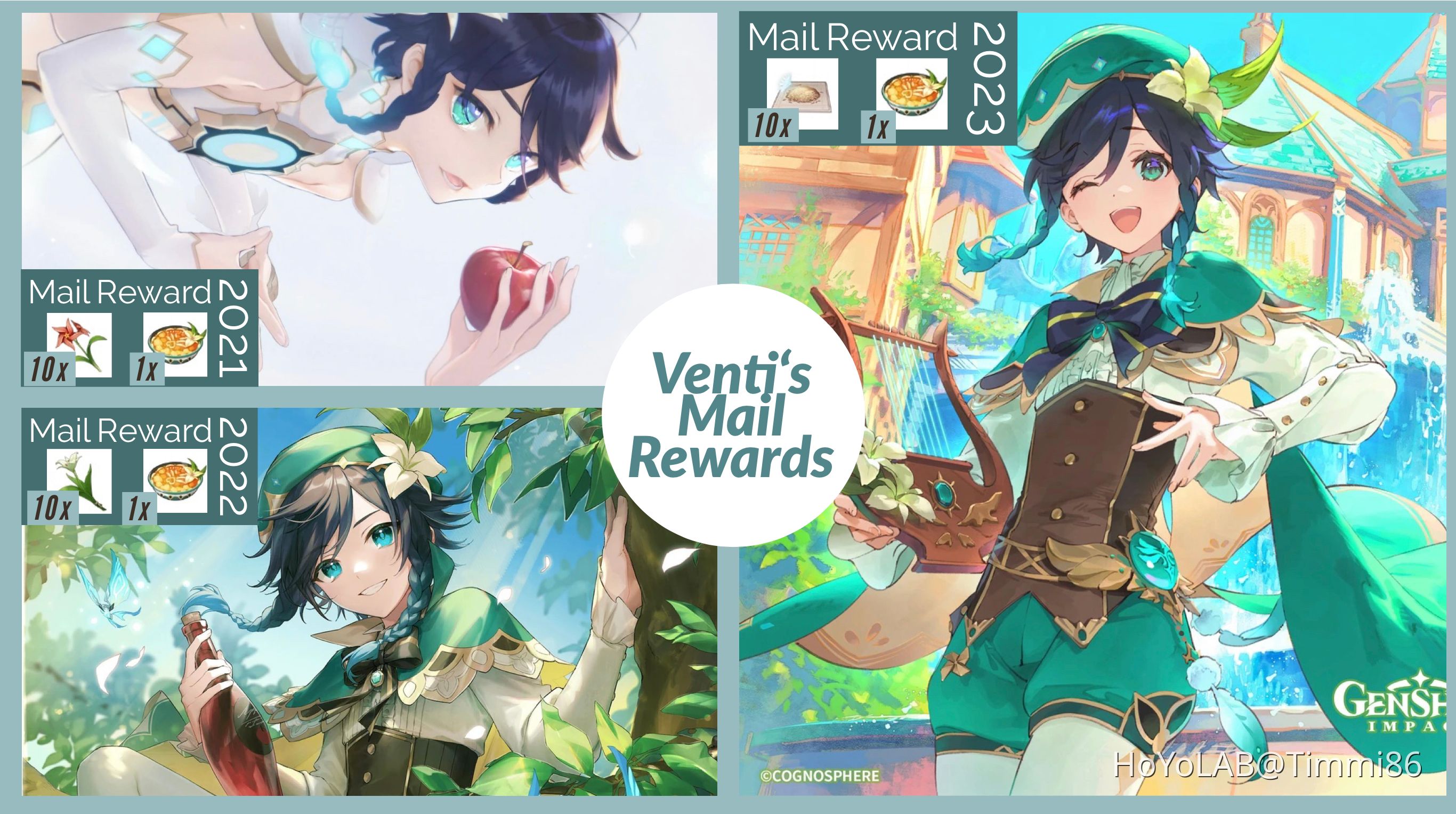 Venti‘ Mail Rewards - One day you will be mine! Genshin Impact | HoYoLAB
