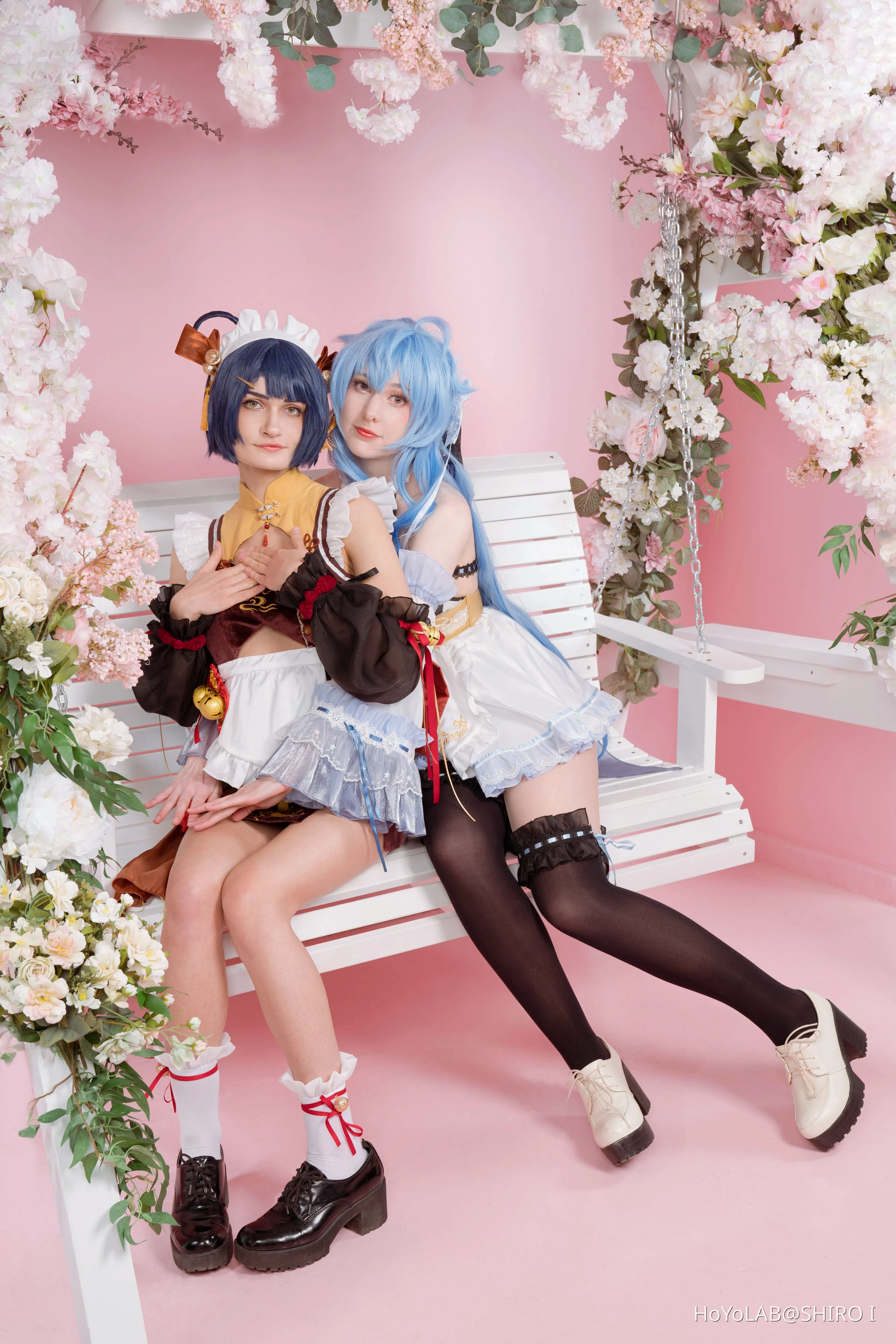 I did Ganyu & Xiangling cosplay duo with my best friend 💙 ️ Genshin