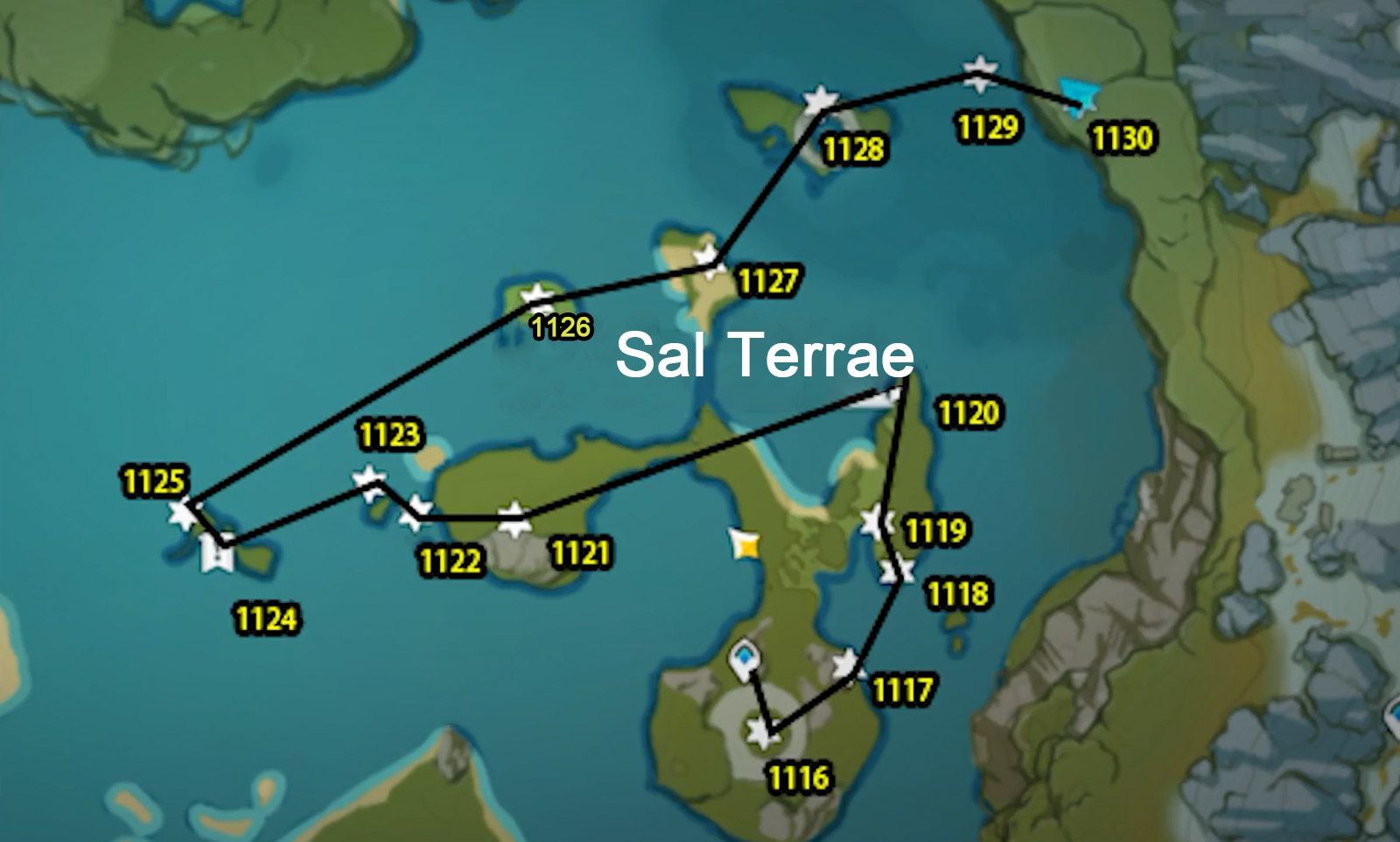 Liyue Chest Collection Guide 60 — Sal Terrae (11161130) Genshin