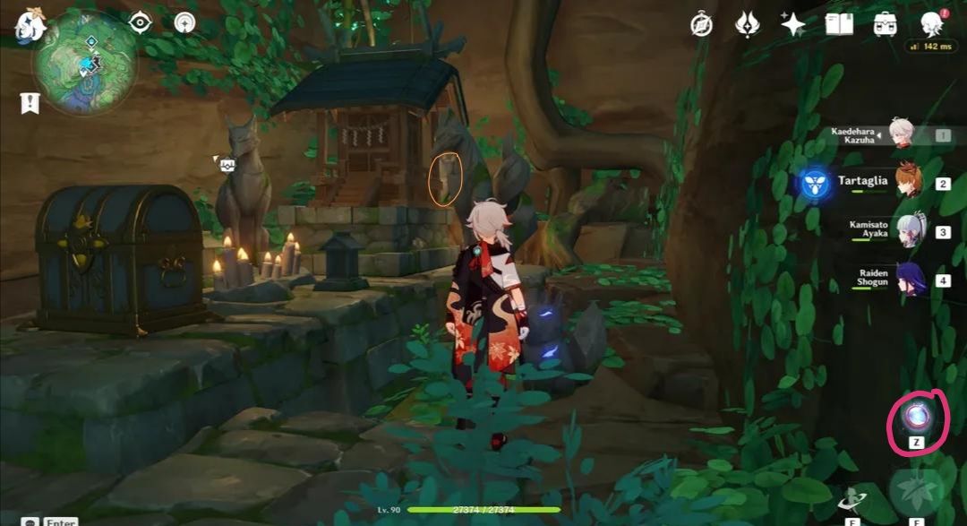 luxurious chest under narukami shrine Genshin Impact HoYoLAB