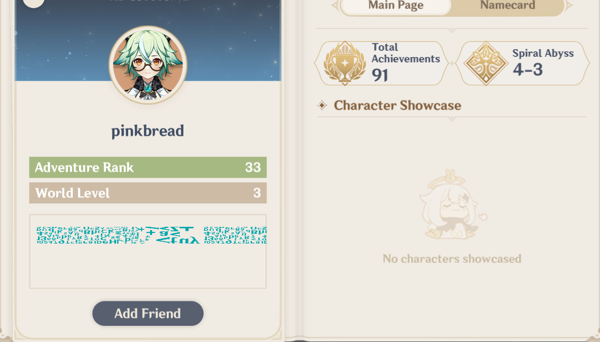 What is this persons signature? Genshin Impact HoYoLAB