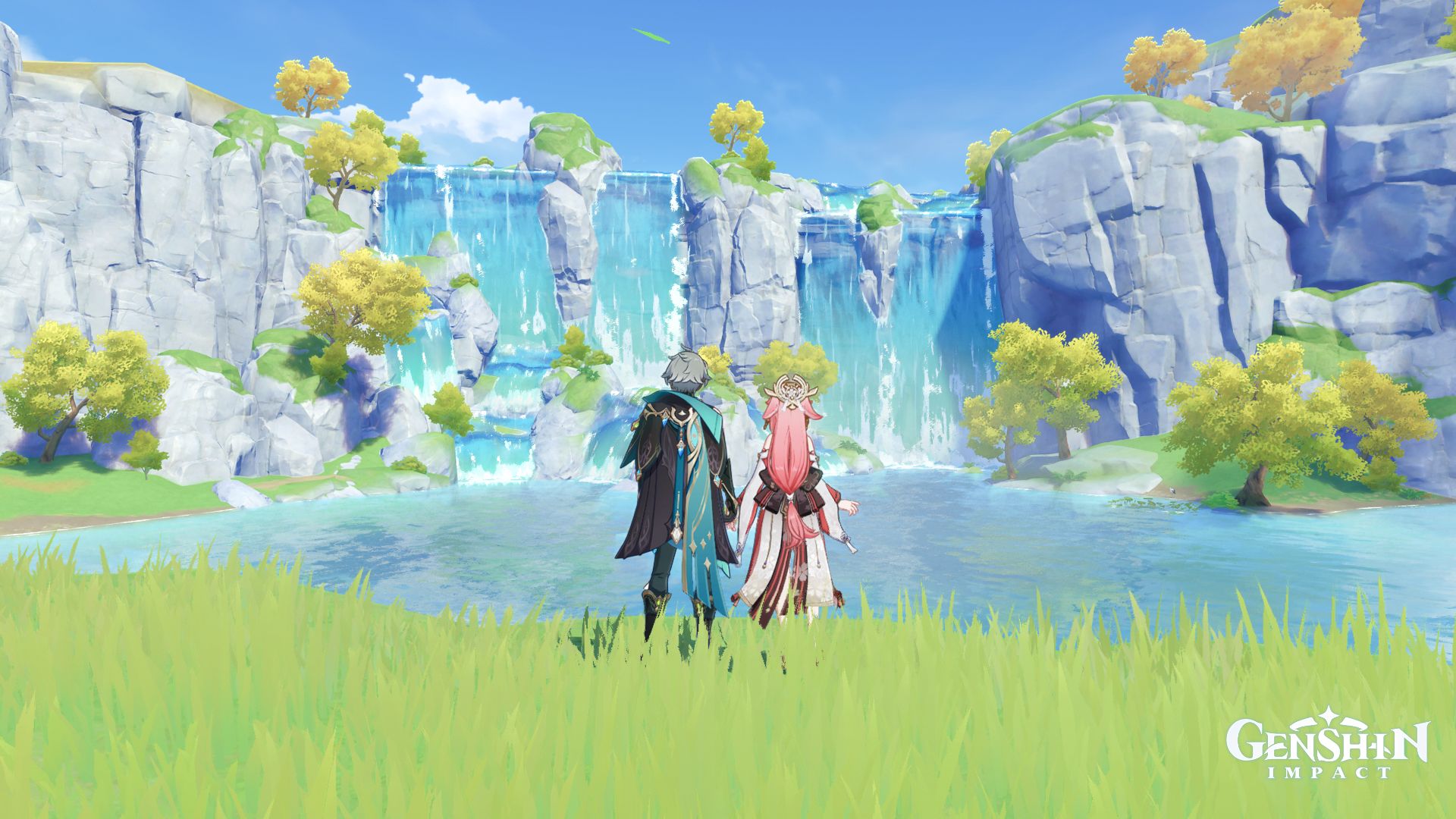 Waterfall Genshin Impact HoYoLAB