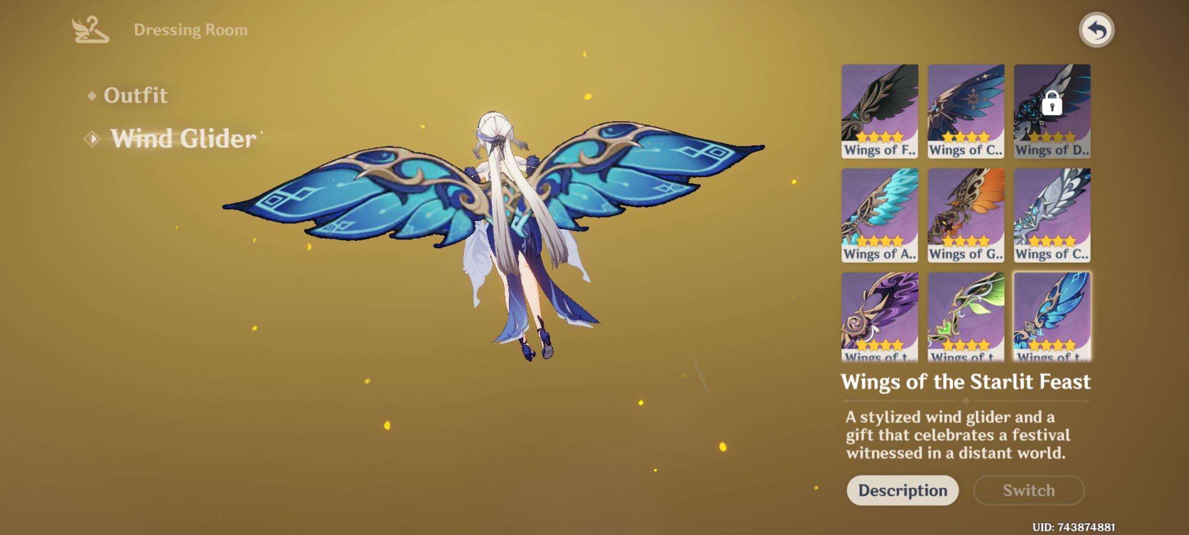 New Genshin x amazon prime wings , wings of starlit feast. Genshin