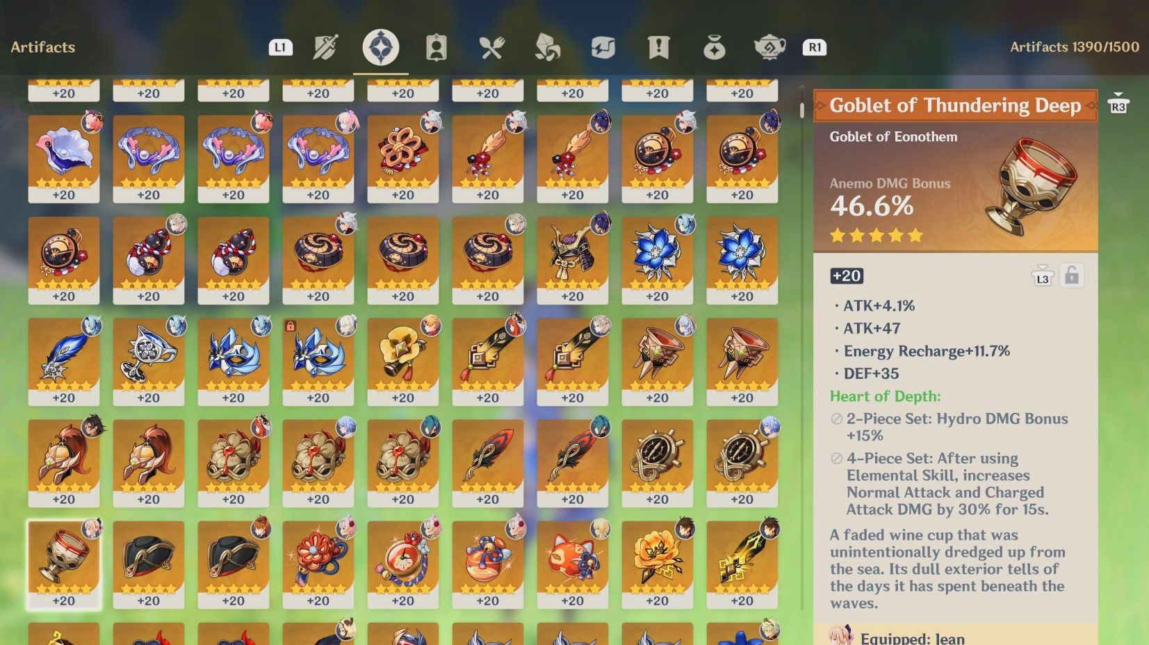 Help to quickly get rid of artifacts Genshin Impact HoYoLAB