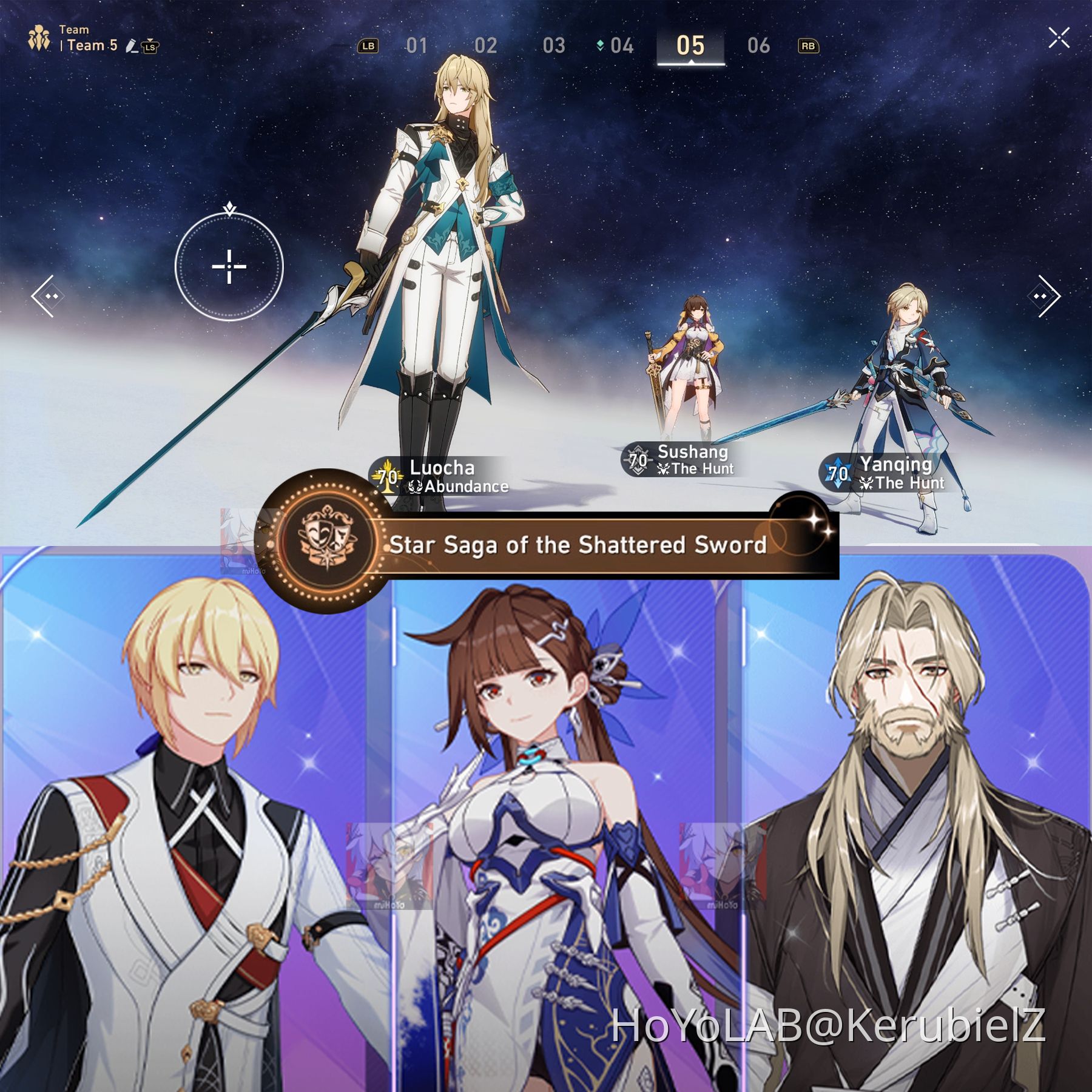 Fu Hua’s NIGHTMARES TEAM as Achivement (Star Saga of Shattered Sword