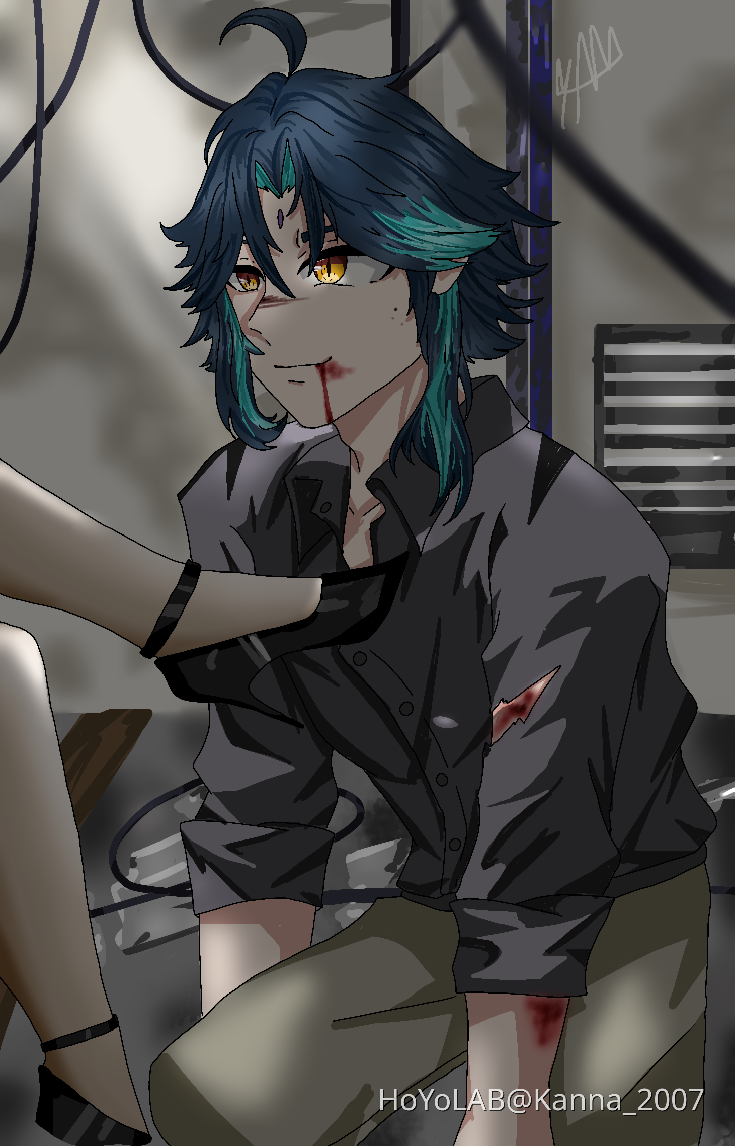 Xiao as a Marius card Genshin Impact | HoYoLAB