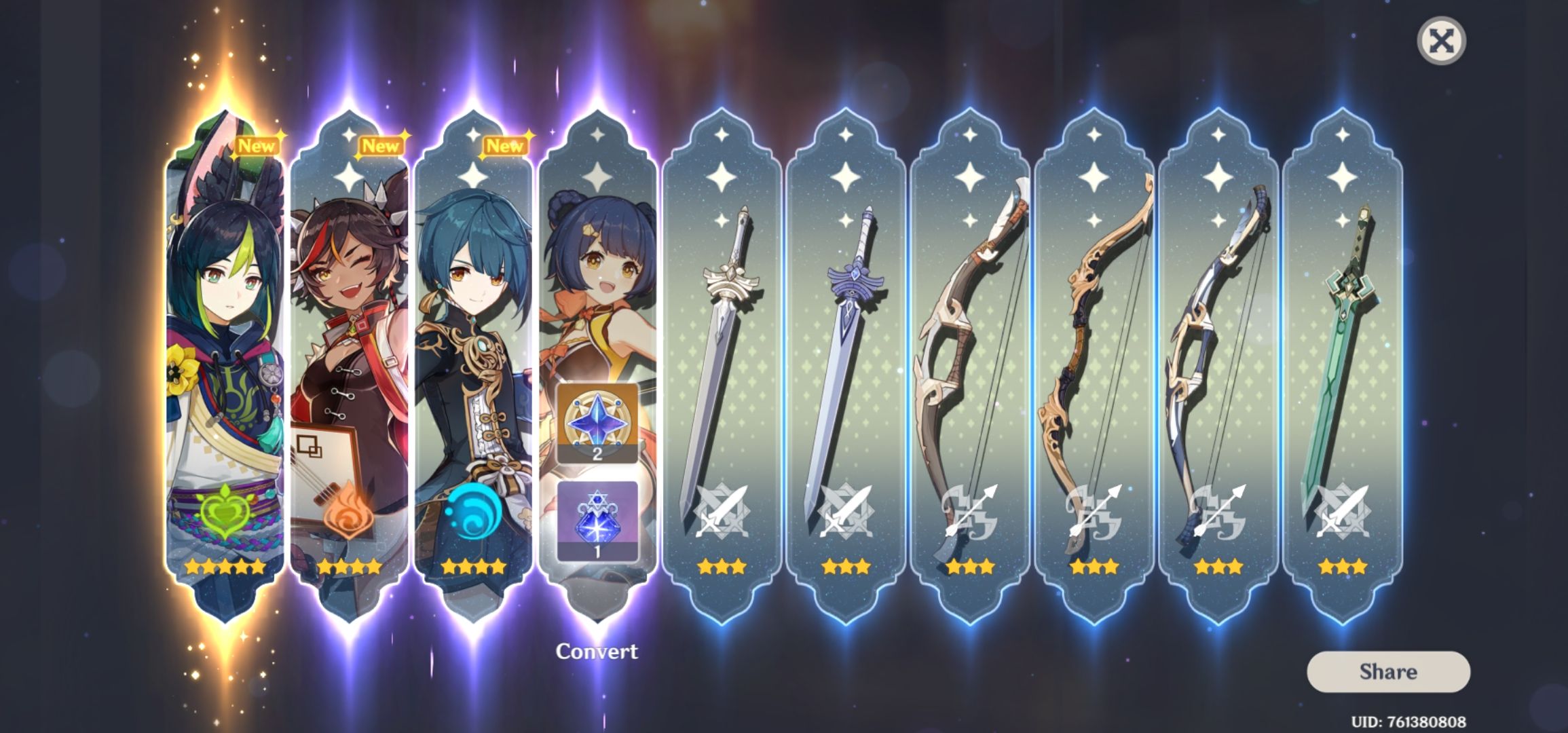 First 5 star Genshin Impact | HoYoLAB