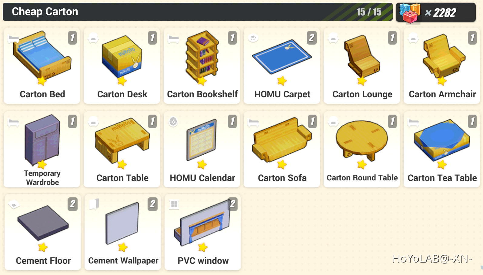 Dorm Furniture Colors Honkai Impact 3rd HoYoLAB