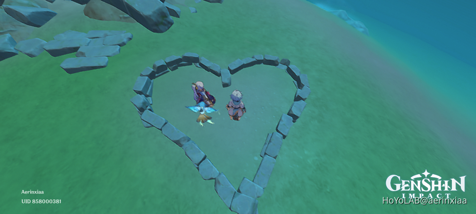 silly shenanigans in heart island Genshin Impact HoYoLAB