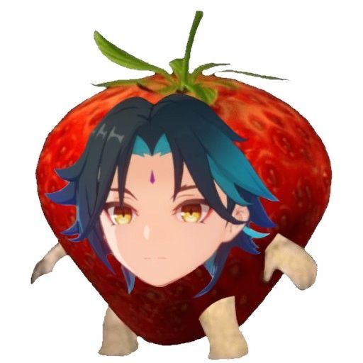 Strawberry Xiao Genshin Impact HoYoLAB