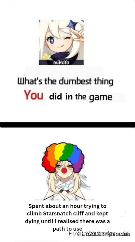 I know I know! I'm a special kinda dumb 🤭 Genshin Impact | HoYoLAB