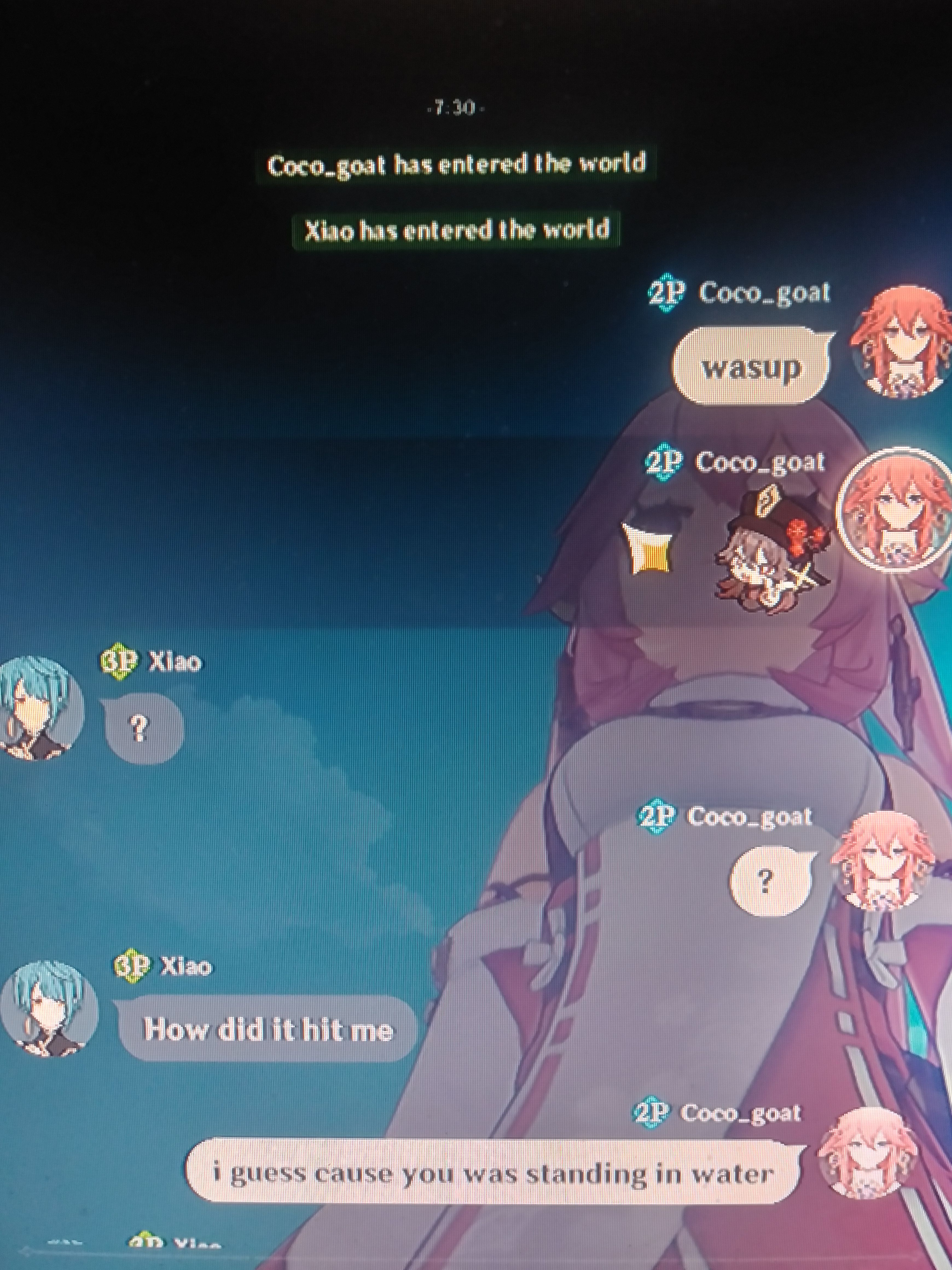 Another weird Coop interaction😭 Genshin Impact HoYoLAB