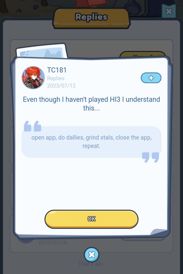 A daily life of hoyoverse players | HoYoLAB