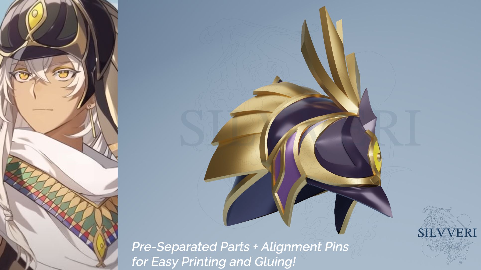 3D Printable King Deshret Headpiece! Genshin Impact | HoYoLAB