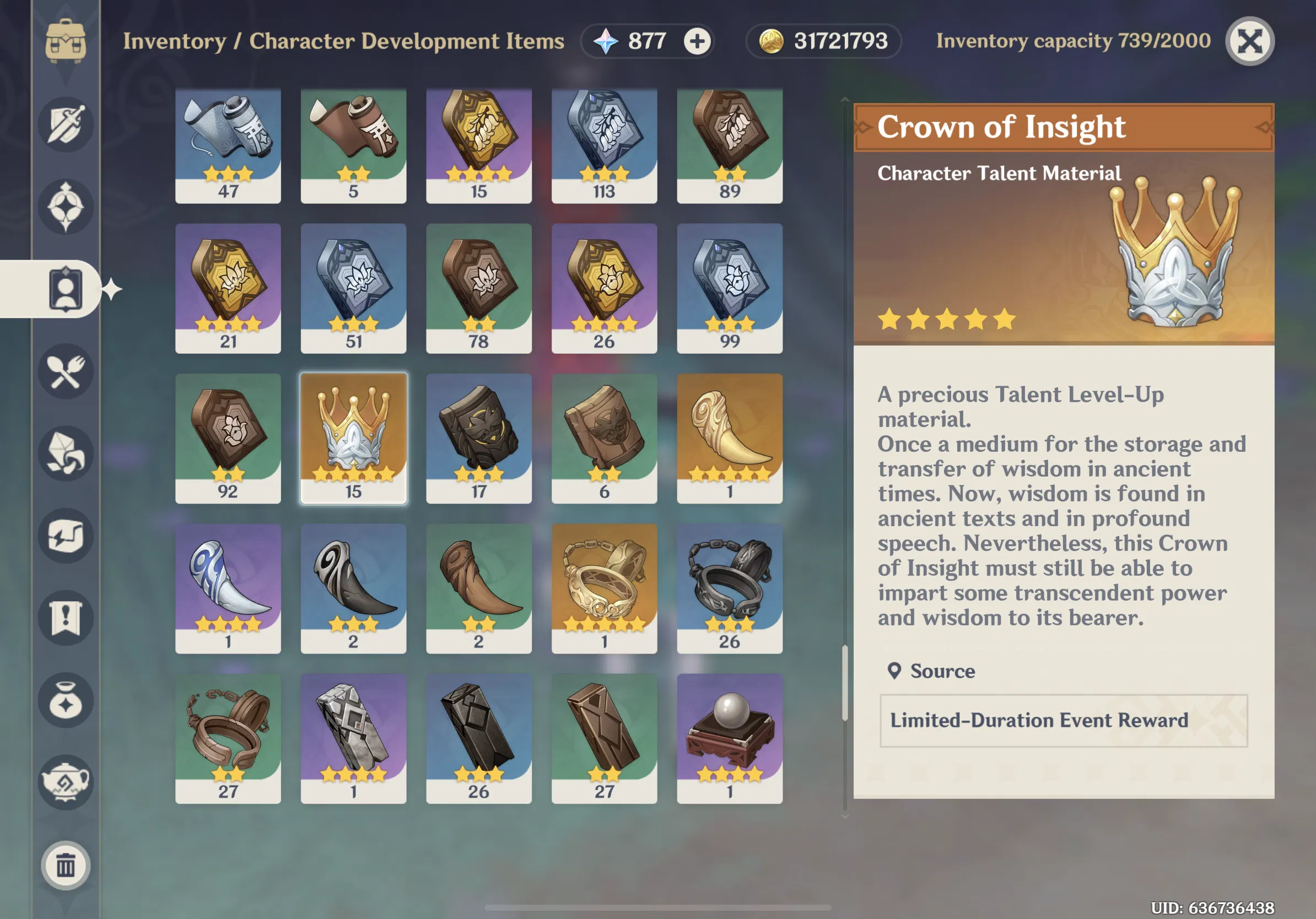 15 crowns Genshin Impact HoYoLAB