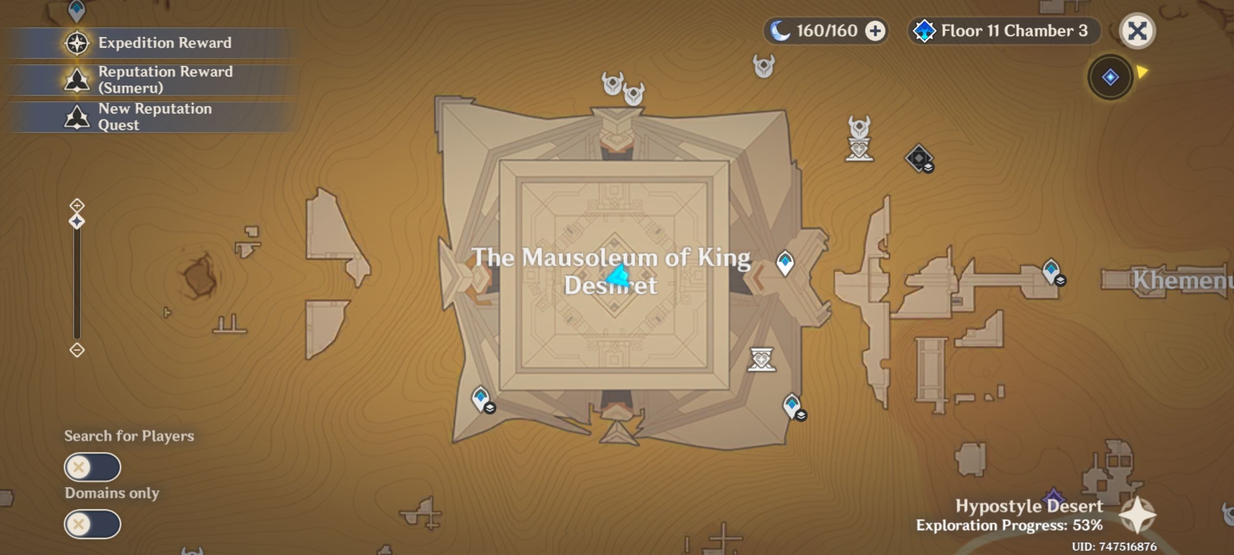 At the top of the mausoleum of king deshret :D Genshin Impact | HoYoLAB