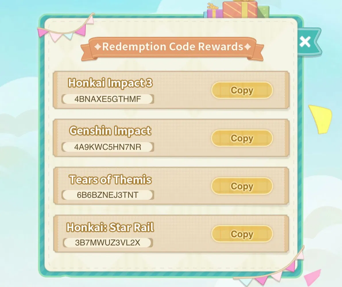 Free codes :D | HoYoLAB