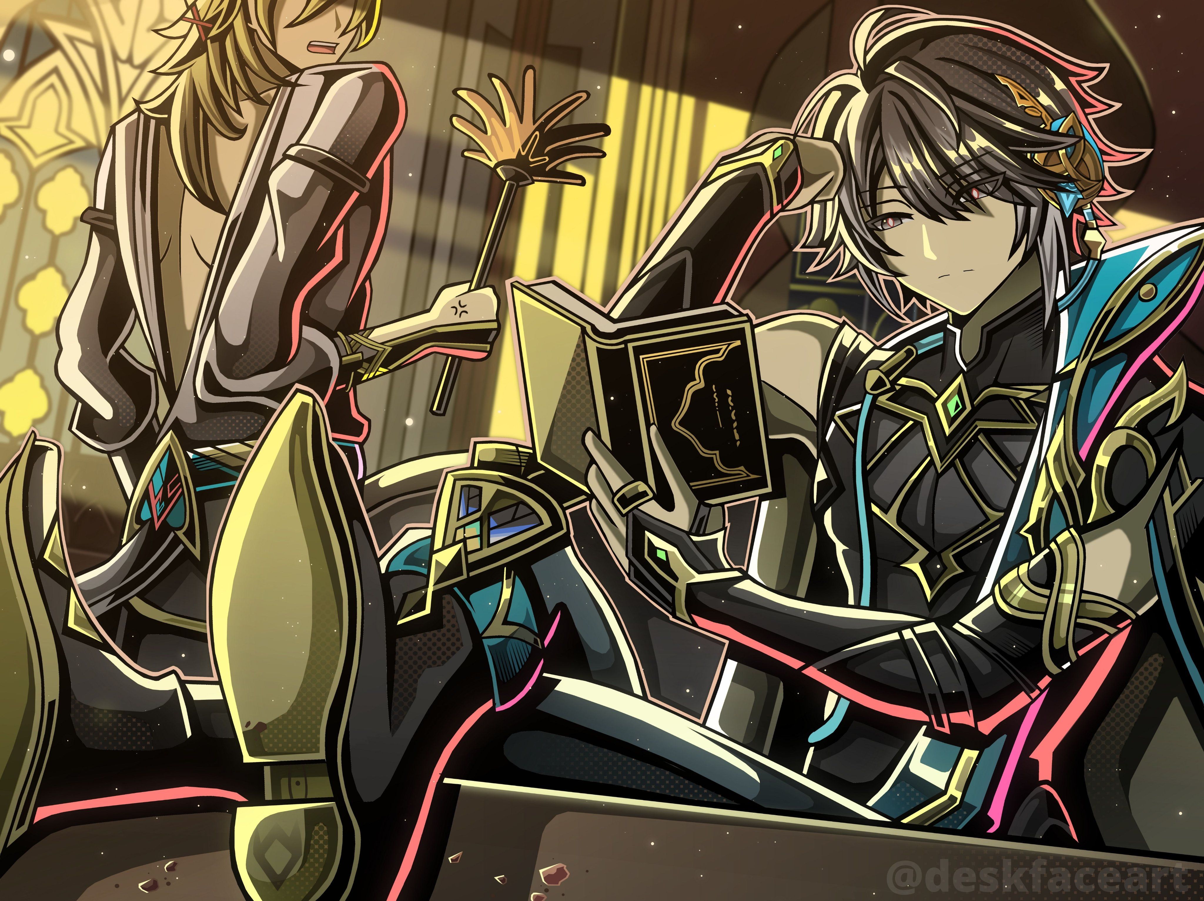 Just roommates chilling Genshin Impact | HoYoLAB