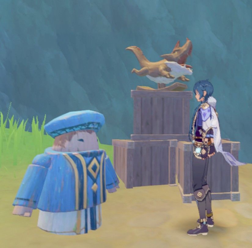 I really liked the dragon statue!! Genshin Impact HoYoLAB