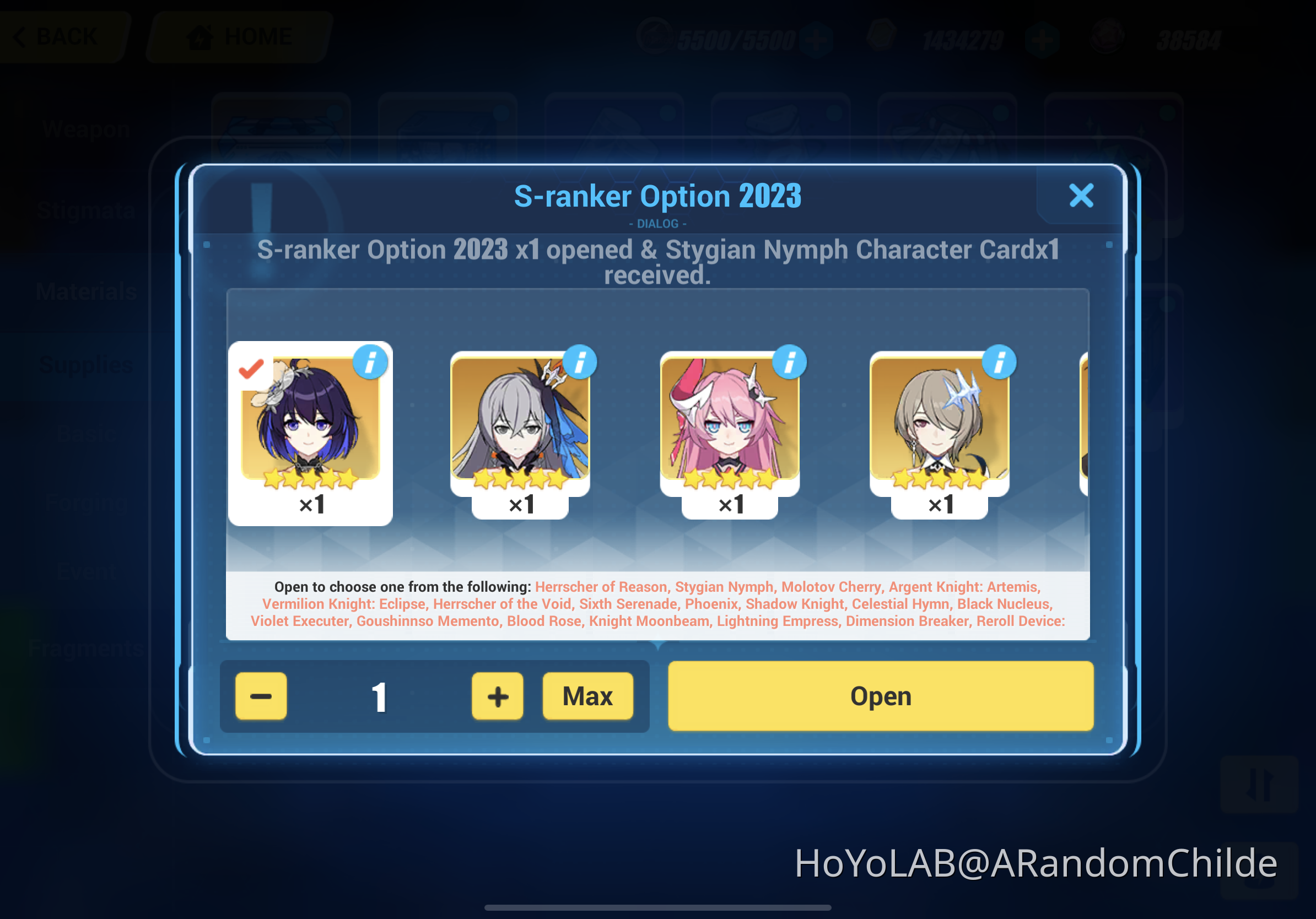 New SRanker Honkai Impact 3rd HoYoLAB