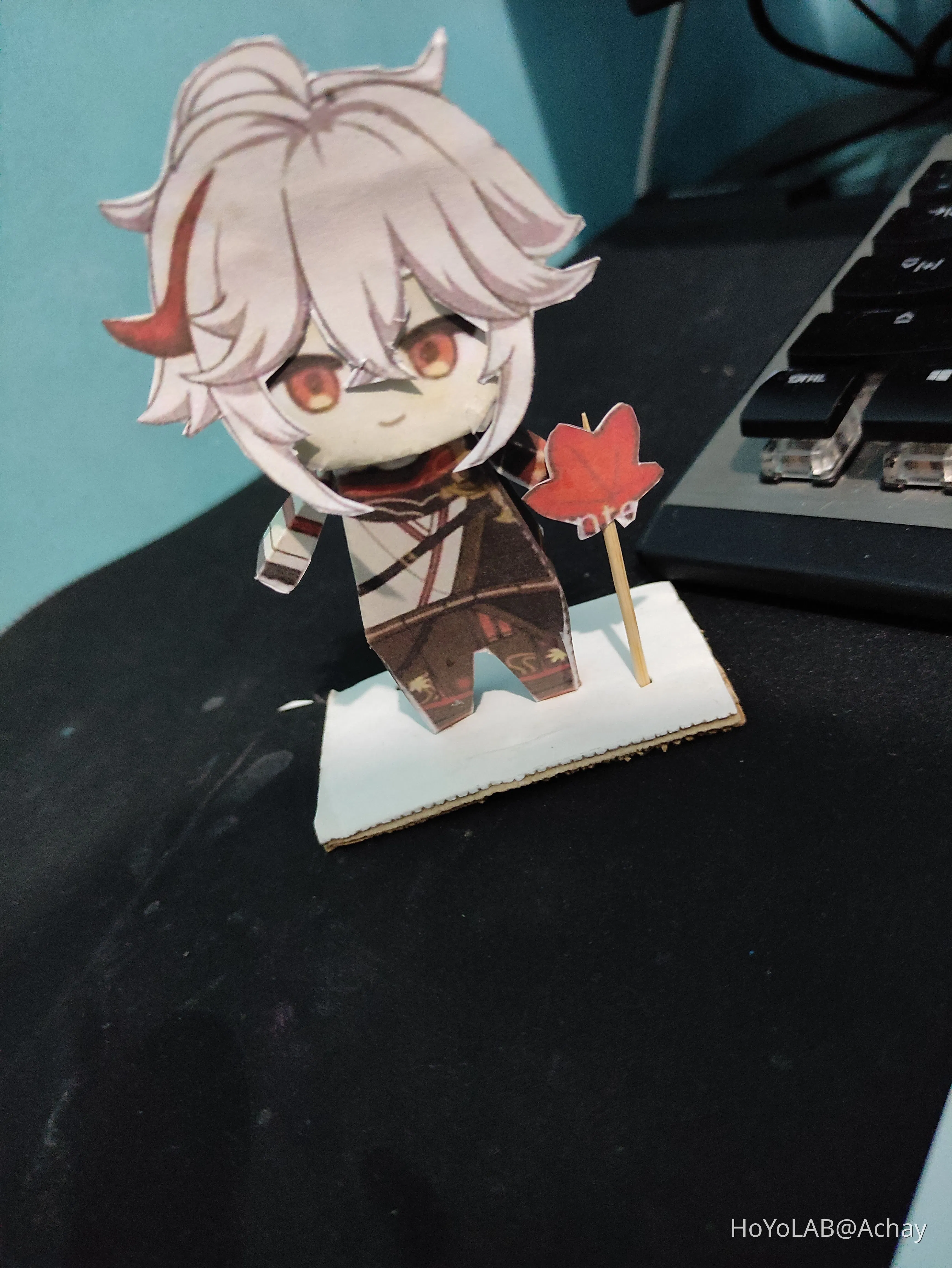 Kazuha Papercraft (template not mine) Genshin Impact HoYoLAB