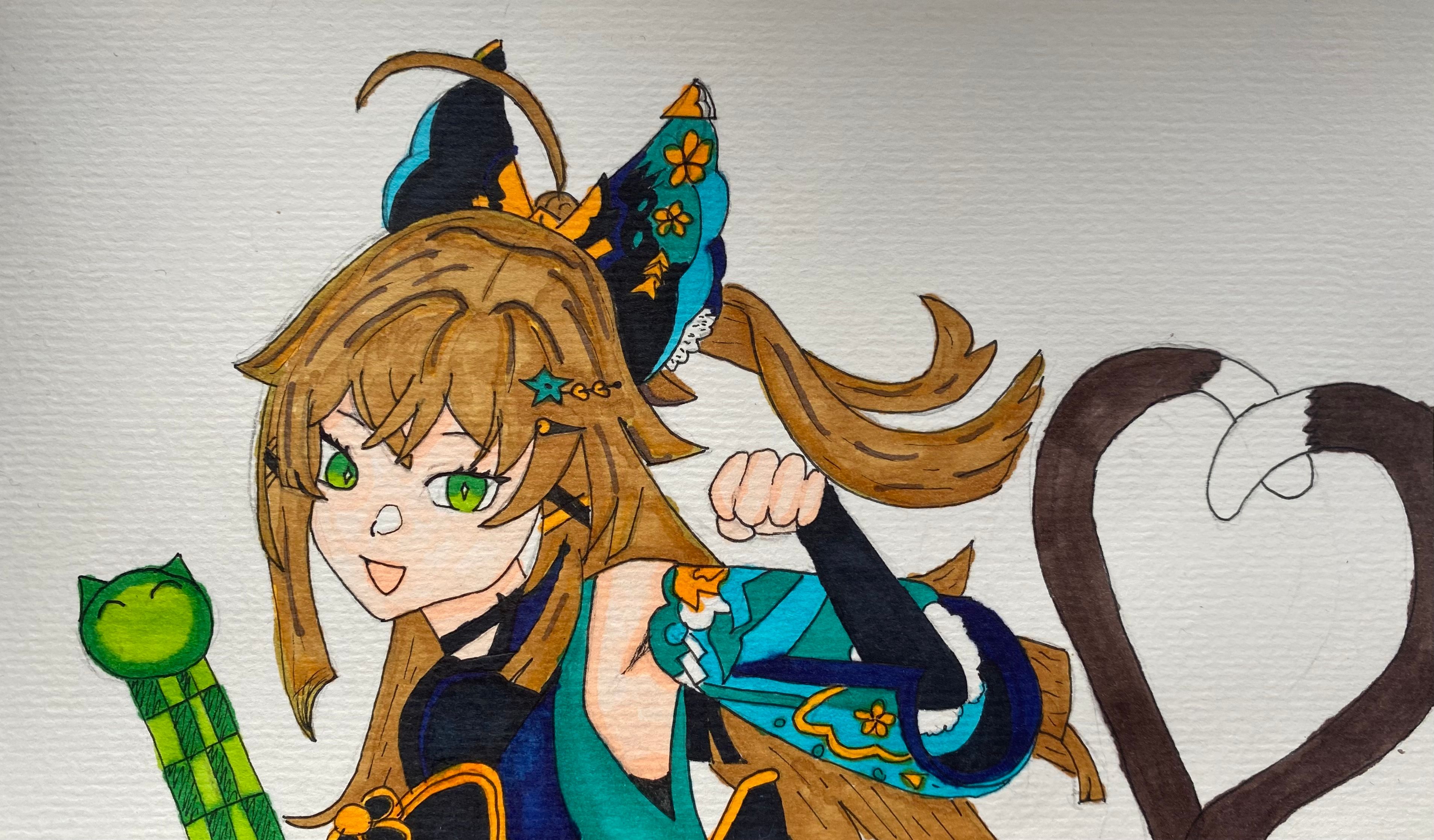 kirara-fan-art-genshin-impact-hoyolab