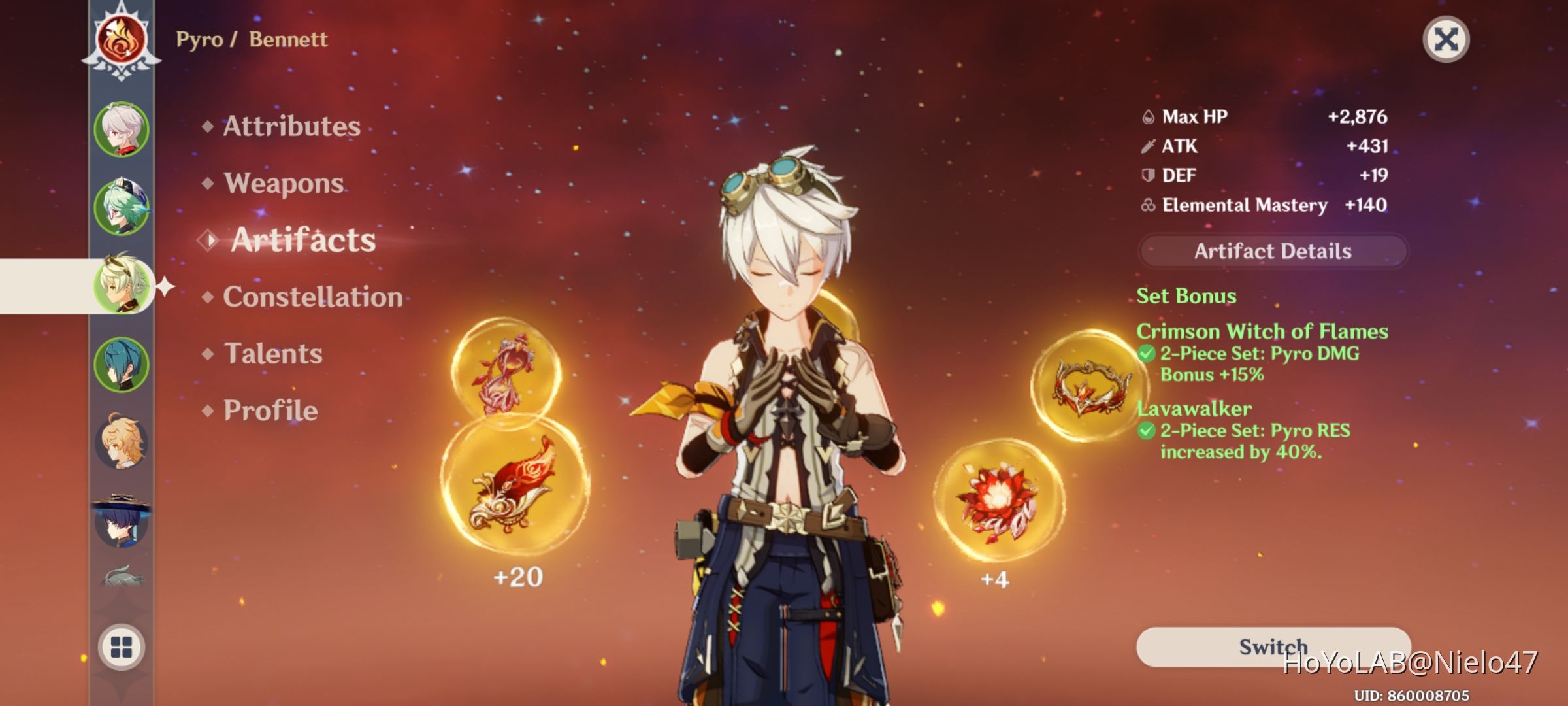 Finally, some considerable artifacts for need the best