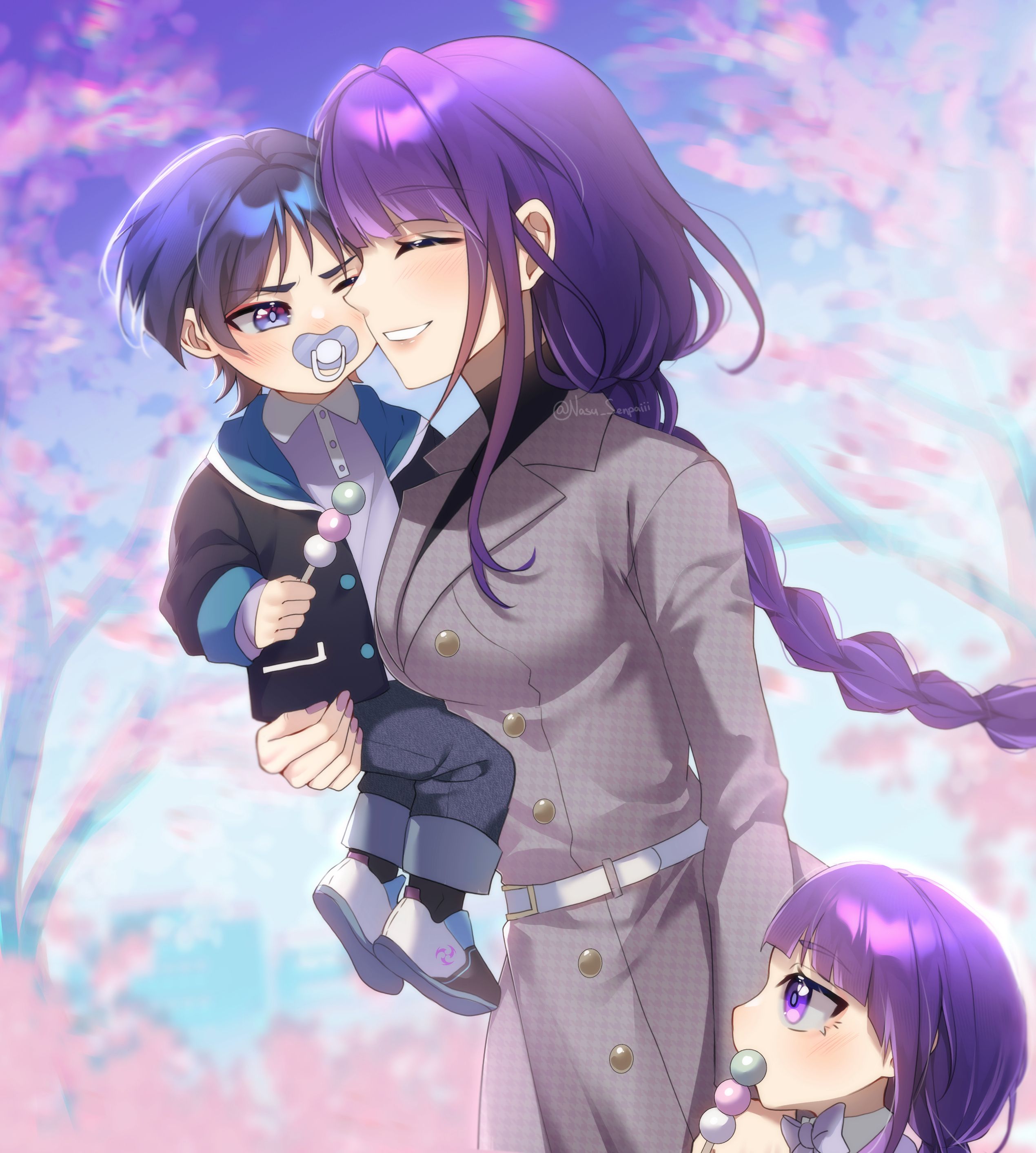 Мама Эи (модерн АУ)💜 Genshin Impact | HoYoLAB