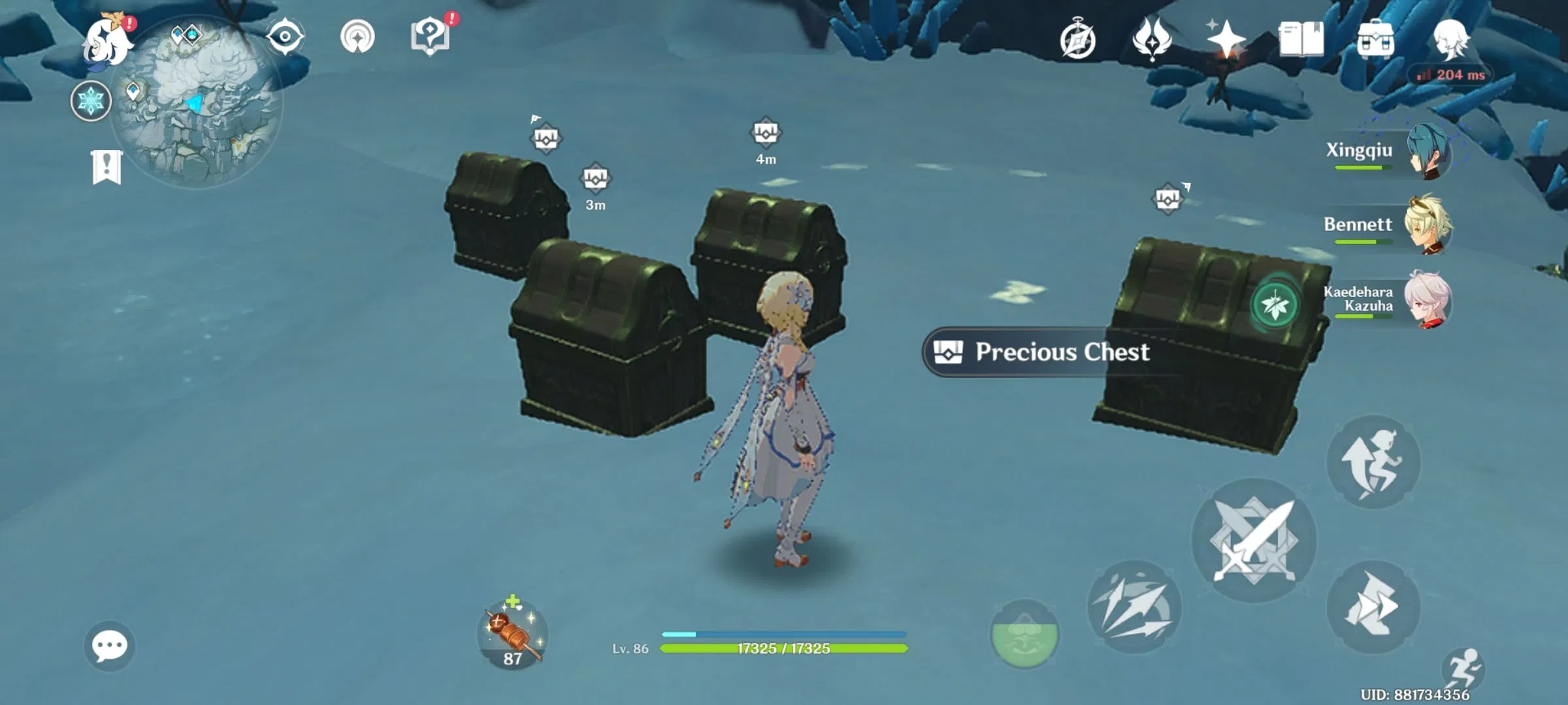 4 precious chest! Genshin Impact HoYoLAB