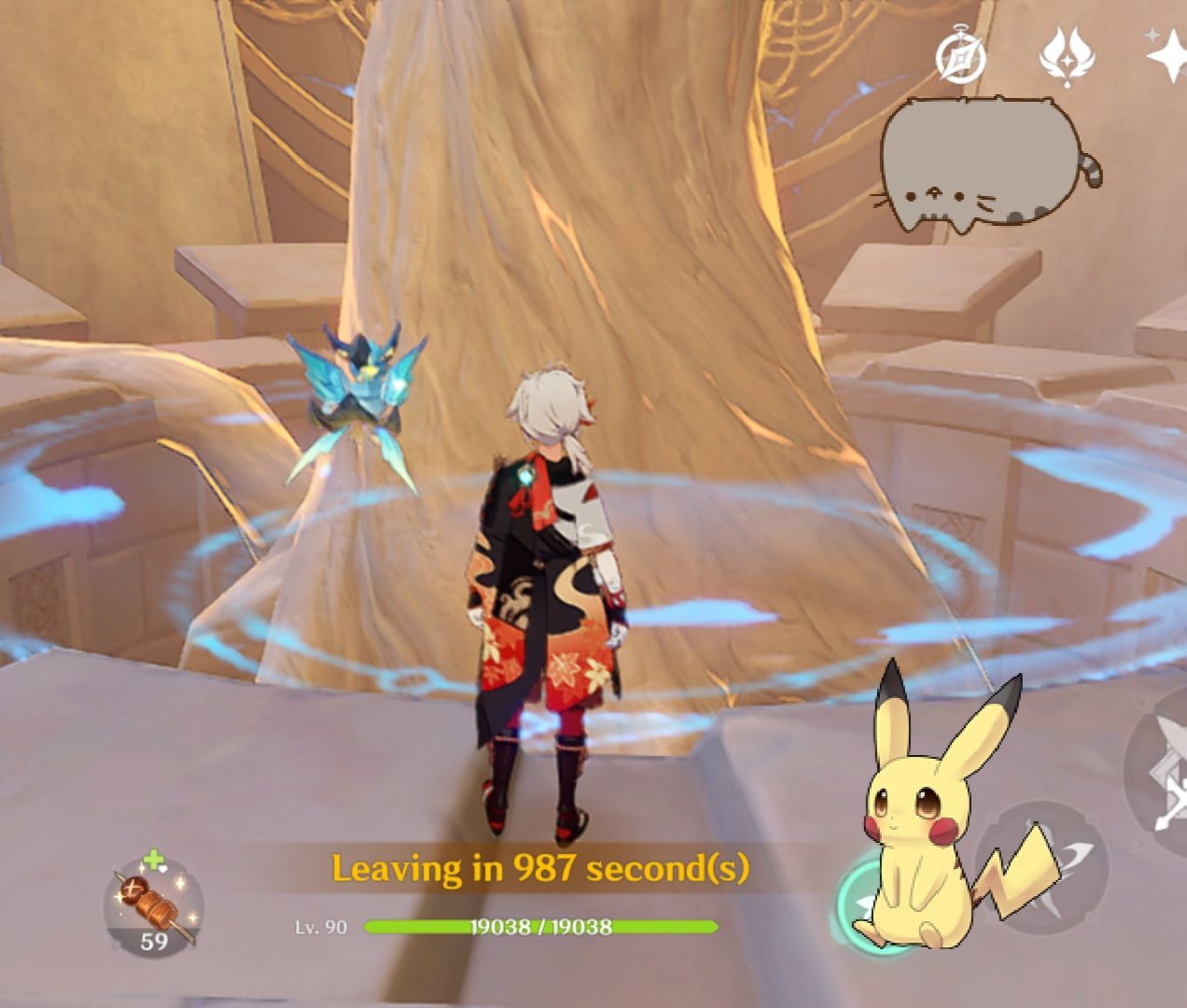 Attempting to see if Shimeji's will give me luck (and failing) Genshin