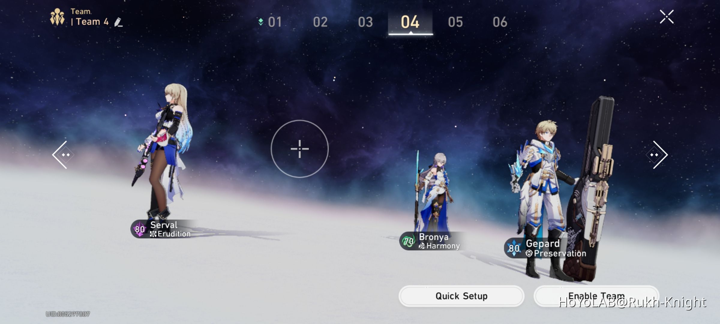 Is Kafka good with only one dot character like Serval Honkai: Star Rail