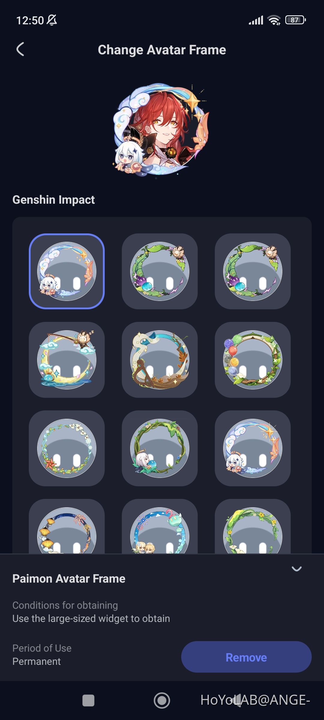 Paimon Avatar Frame[Permanent] Obtained Genshin Impact | HoYoLAB