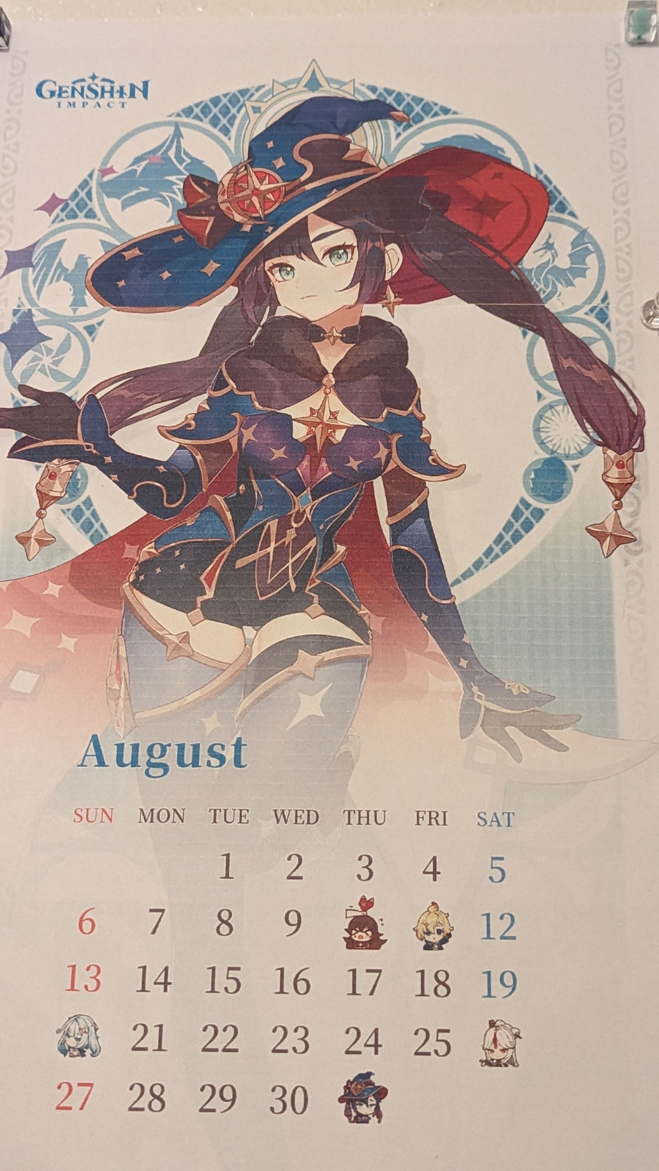 New calendar! Genshin Impact HoYoLAB