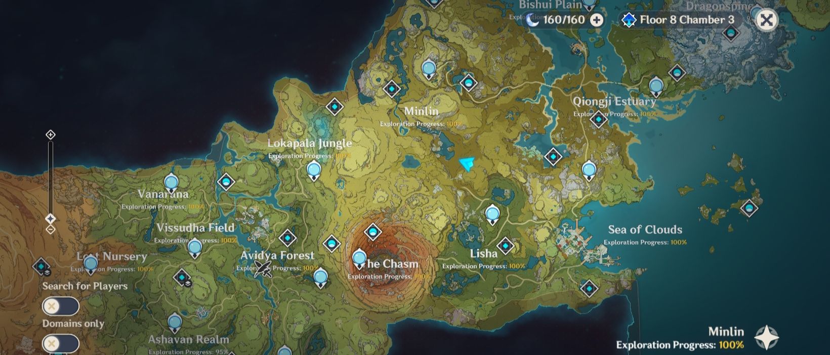 Prepping up for Fontaine Liyue, Inazuma done 100. Genshin Impact